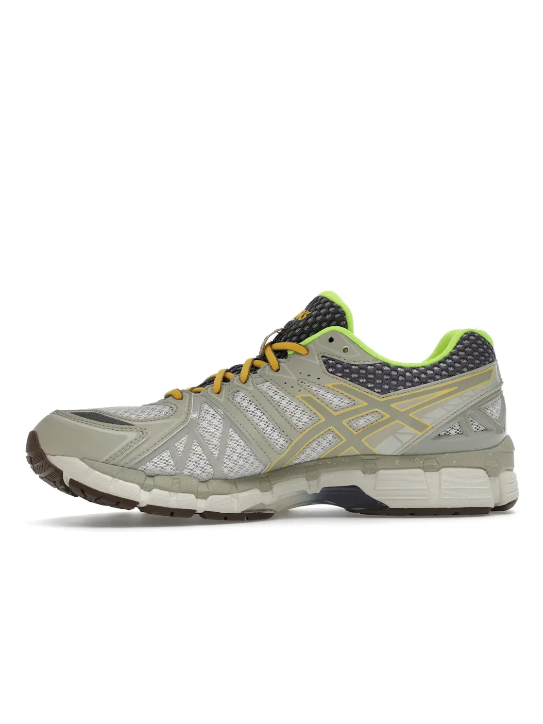 Мужские кроссовки на шнуровке с амортизацией ASICS Gel-Kayano 20 — изображение 3 из 4, серебристый зеленый