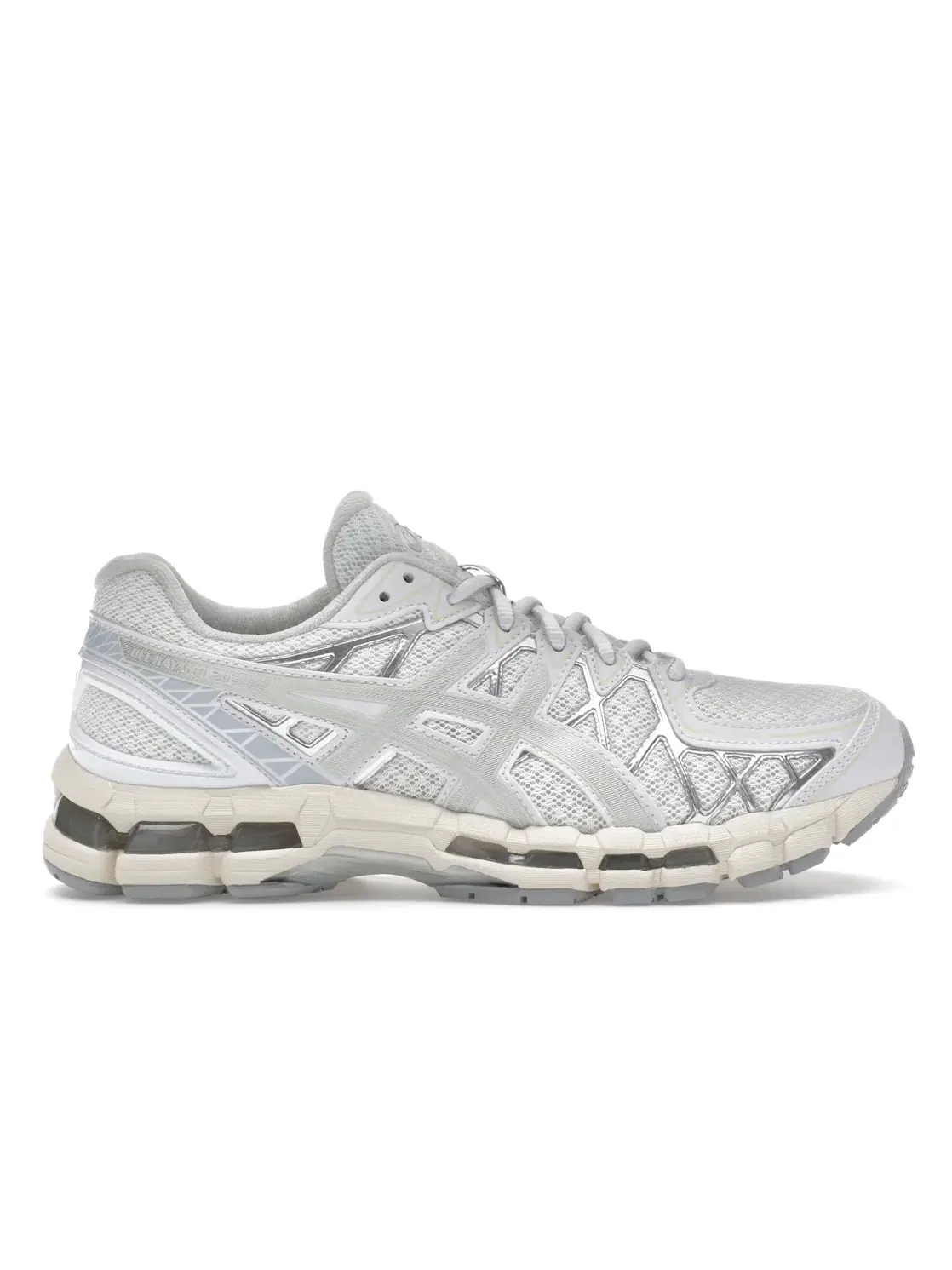 Мужские кроссовки с технологией GEL Gel-Kayano 20 ASICS — изображение 1 из 4, белый серебристый