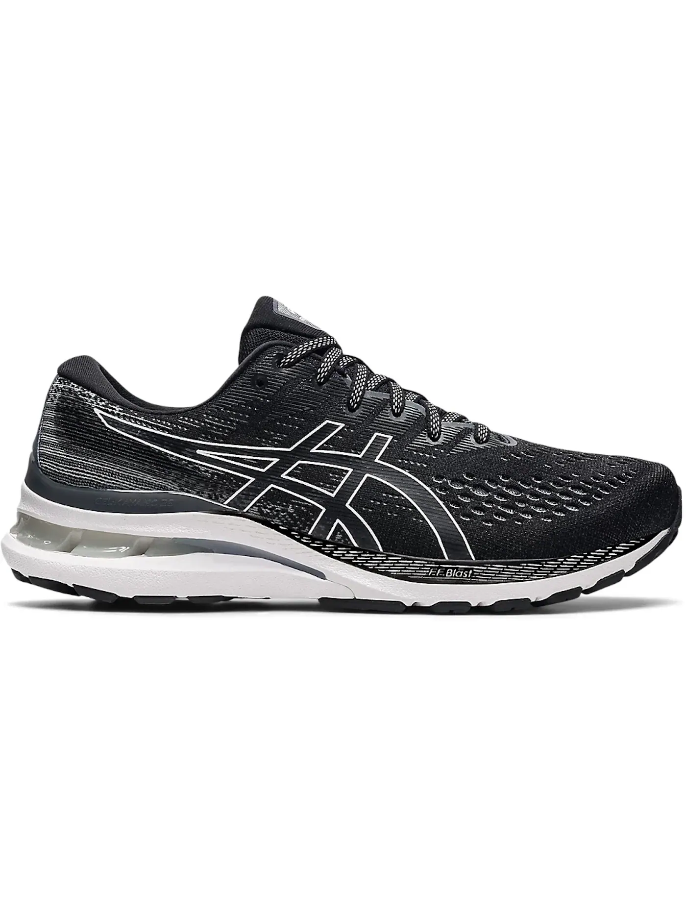 Мужские кроссовки для бега ASICS Gel-Kayano 28 — изображение 1 из 1, черный/белый