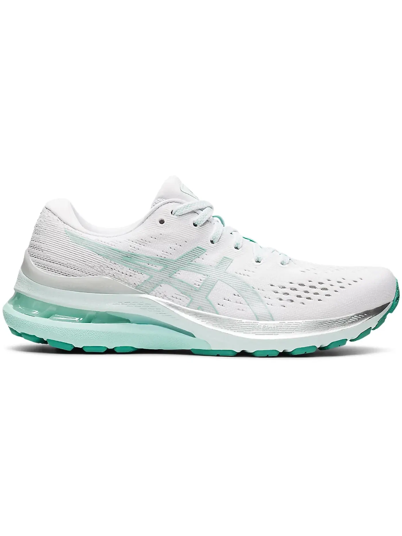 Женские кроссовки с амортизацией ASICS Gel-Kayano 28 — изображение 1 из 1, белый зеленый