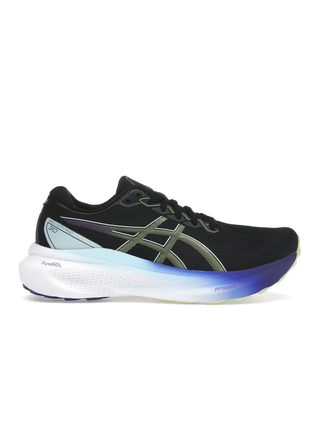 Женские кроссовки с амортизацией ASICS Gel-Kayano 30 ASICS — изображение 1 из 4, черный/желтый