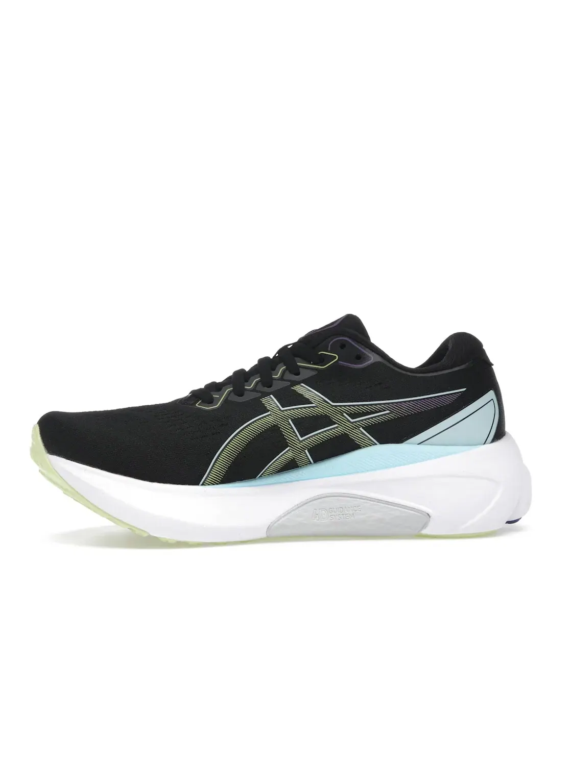 Женские кроссовки с амортизацией ASICS Gel-Kayano 30 ASICS — изображение 3 из 4, черный/желтый