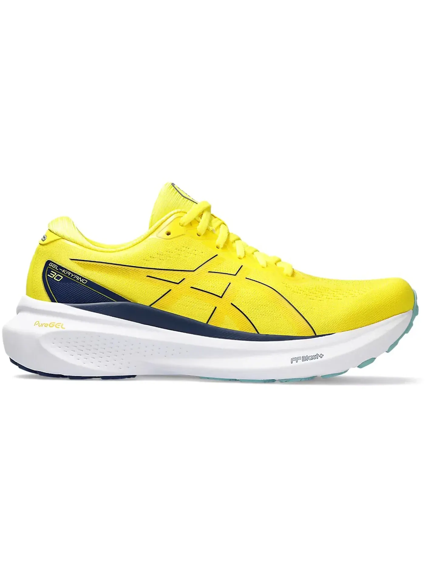 Мужские кроссовки для бега ASICS Gel-Kayano 30 — изображение 1 из 1, яркий желтый синий