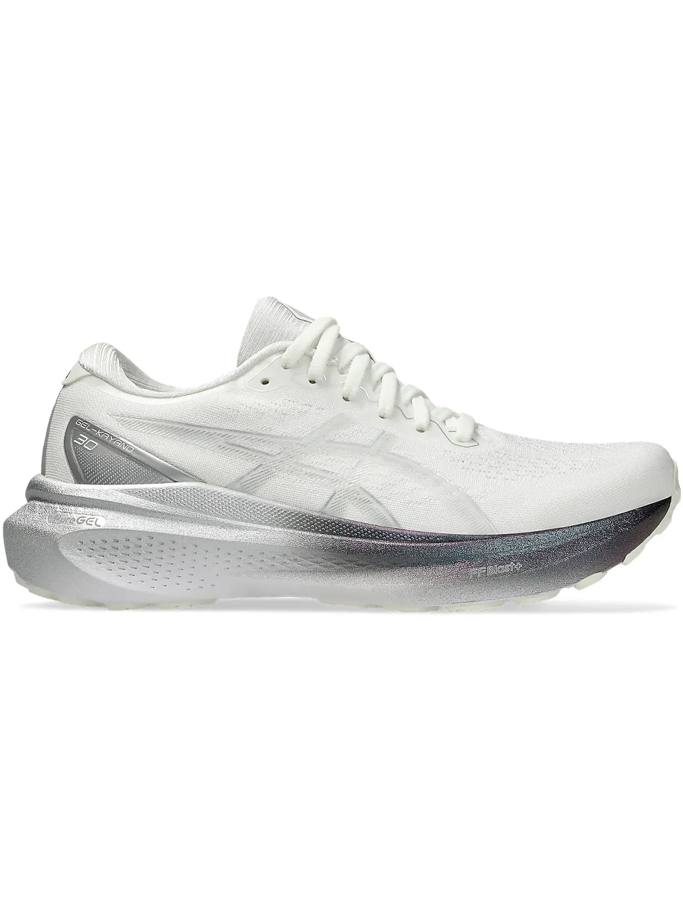 Женские кроссовки для бега ASICS Gel-Kayano 30 Platinum — изображение 1 из 1, белый серебристый