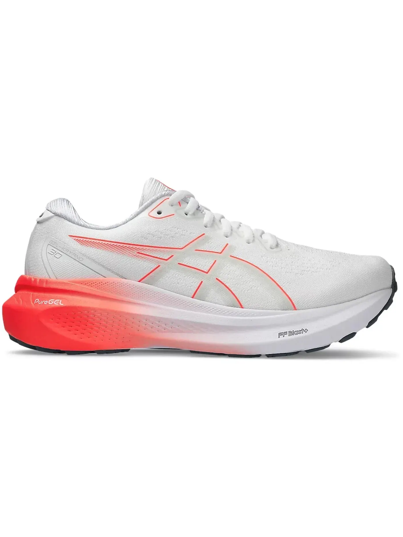 Женские кроссовки для бега Gel-Kayano 30 ASICS — изображение 1 из 1, белый красный