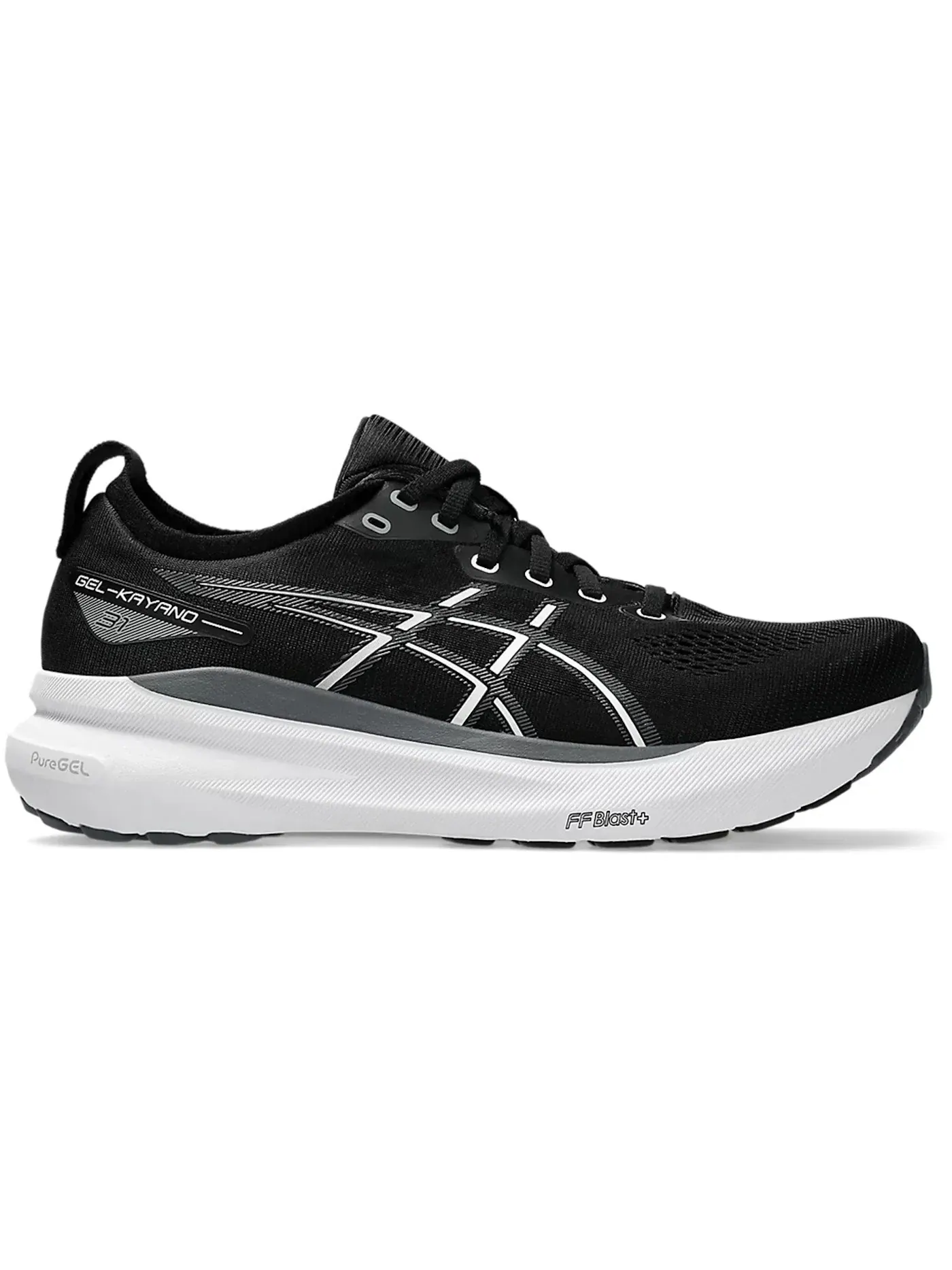 Мужские кроссовки для бега ASICS Gel-Kayano 31 — изображение 1 из 1, черный/белый
