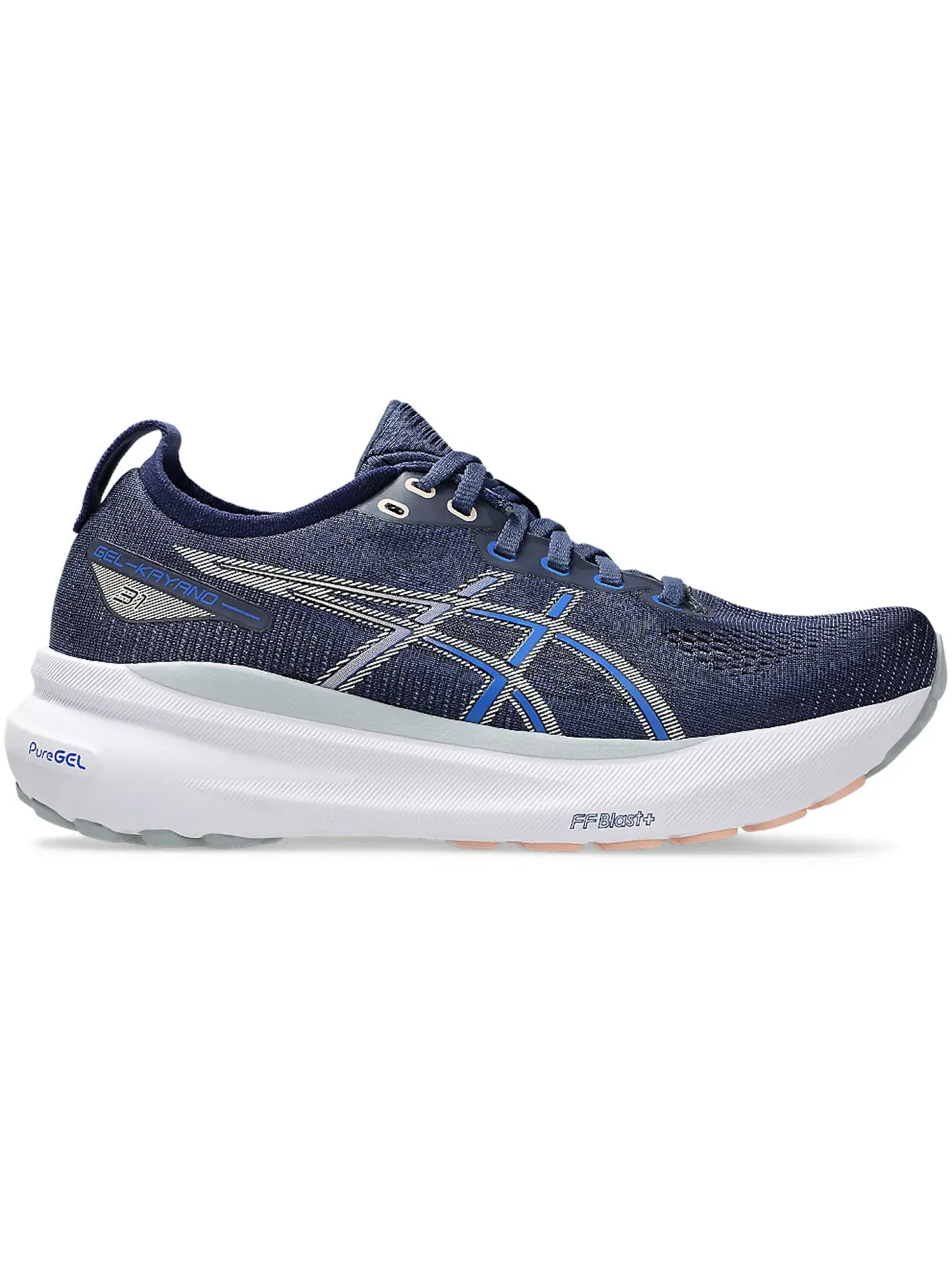 Женские кроссовки для бега ASICS Gel-Kayano 31 ASICS — изображение 1 из 1, индиго синий серебристый