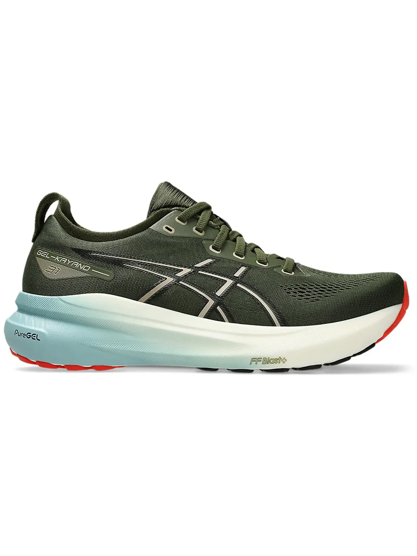 Мужские кроссовки для бега ASICS Gel-Kayano 31 — изображение 1 из 1, зеленый/черный