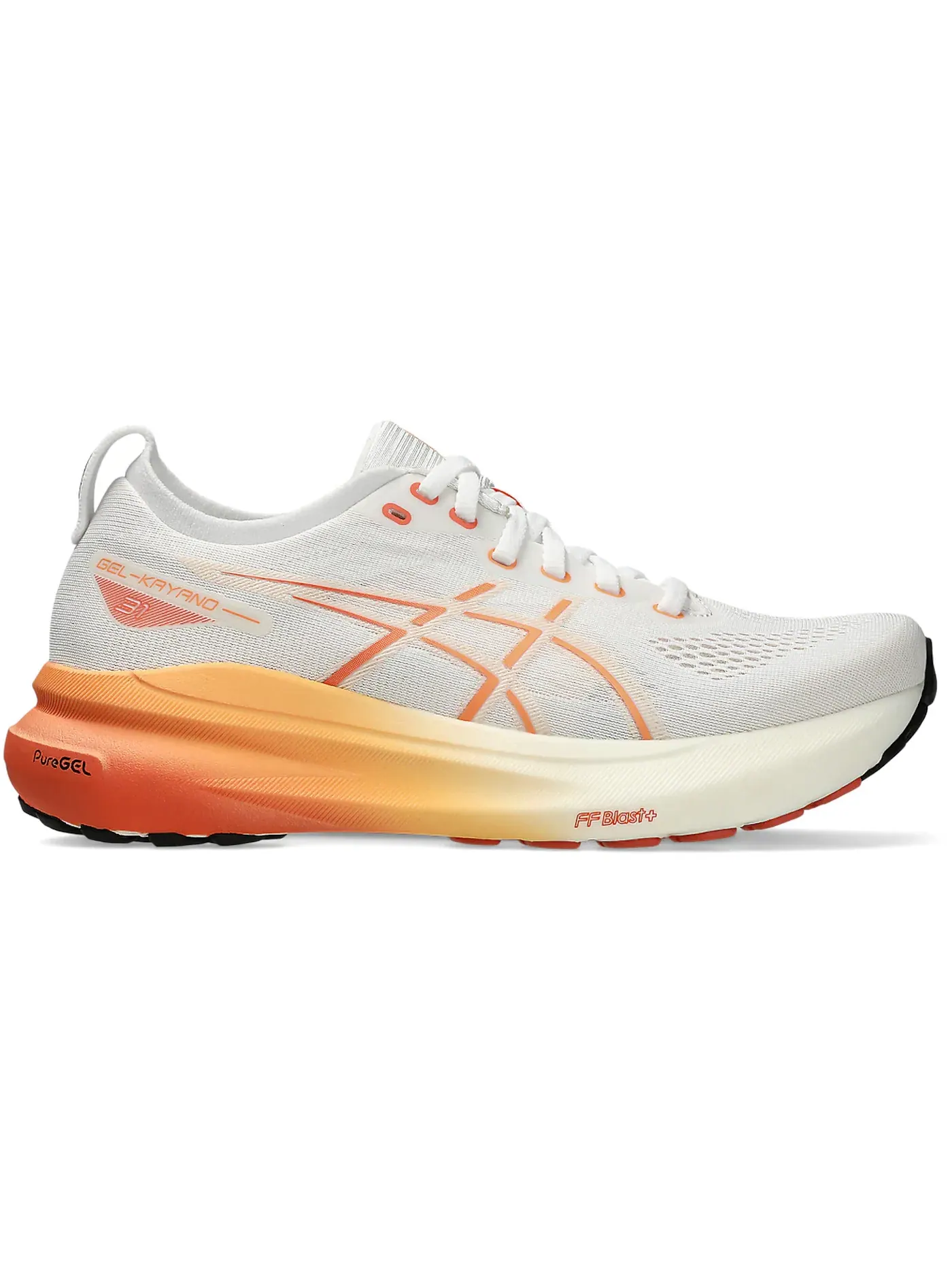 Женские кроссовки для бега ASICS Gel-Kayano 31 — изображение 1 из 1, белый оранжевый
