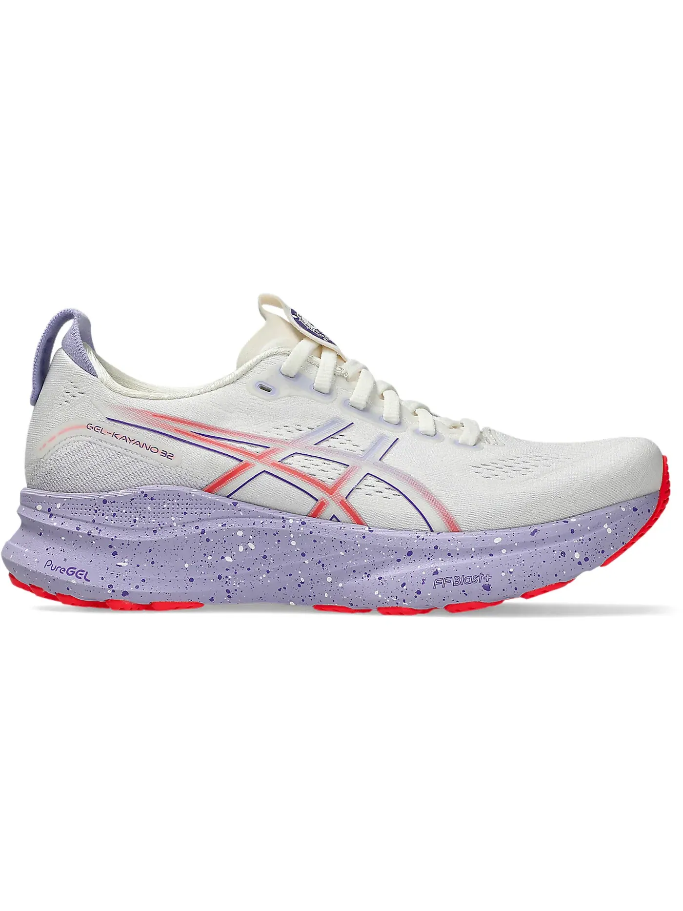 Женские кроссовки для бега ASICS Gel-Kayano 32 — изображение 1 из 1, кремовый/фиолетовый