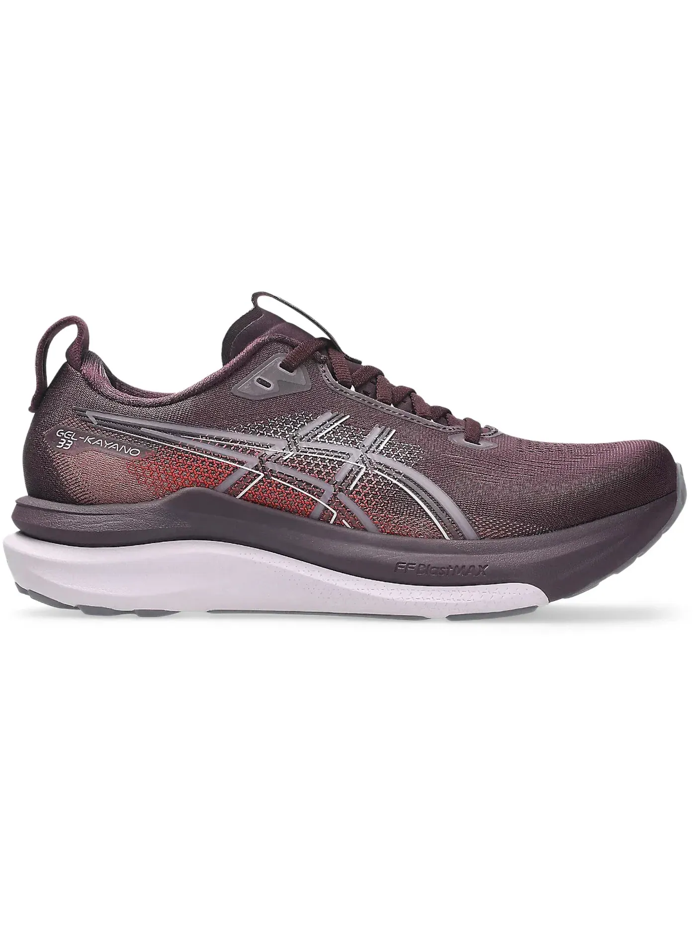 Женские кроссовки для бега ASICS Gel-Kayano 33, Dark Aubergine/Dahlia — изображение 1 из 1
