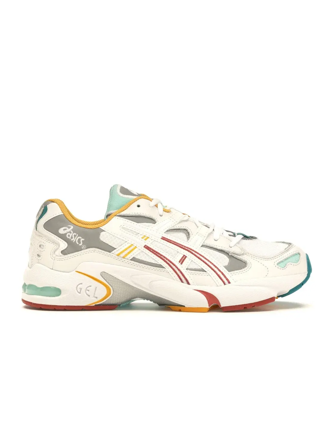 Мужские кроссовки Lifestyle с коллаборацией Ronnie Fieg ASICS Gel-Kayano 5 — изображение 1 из 4, белый/красный-золотистый