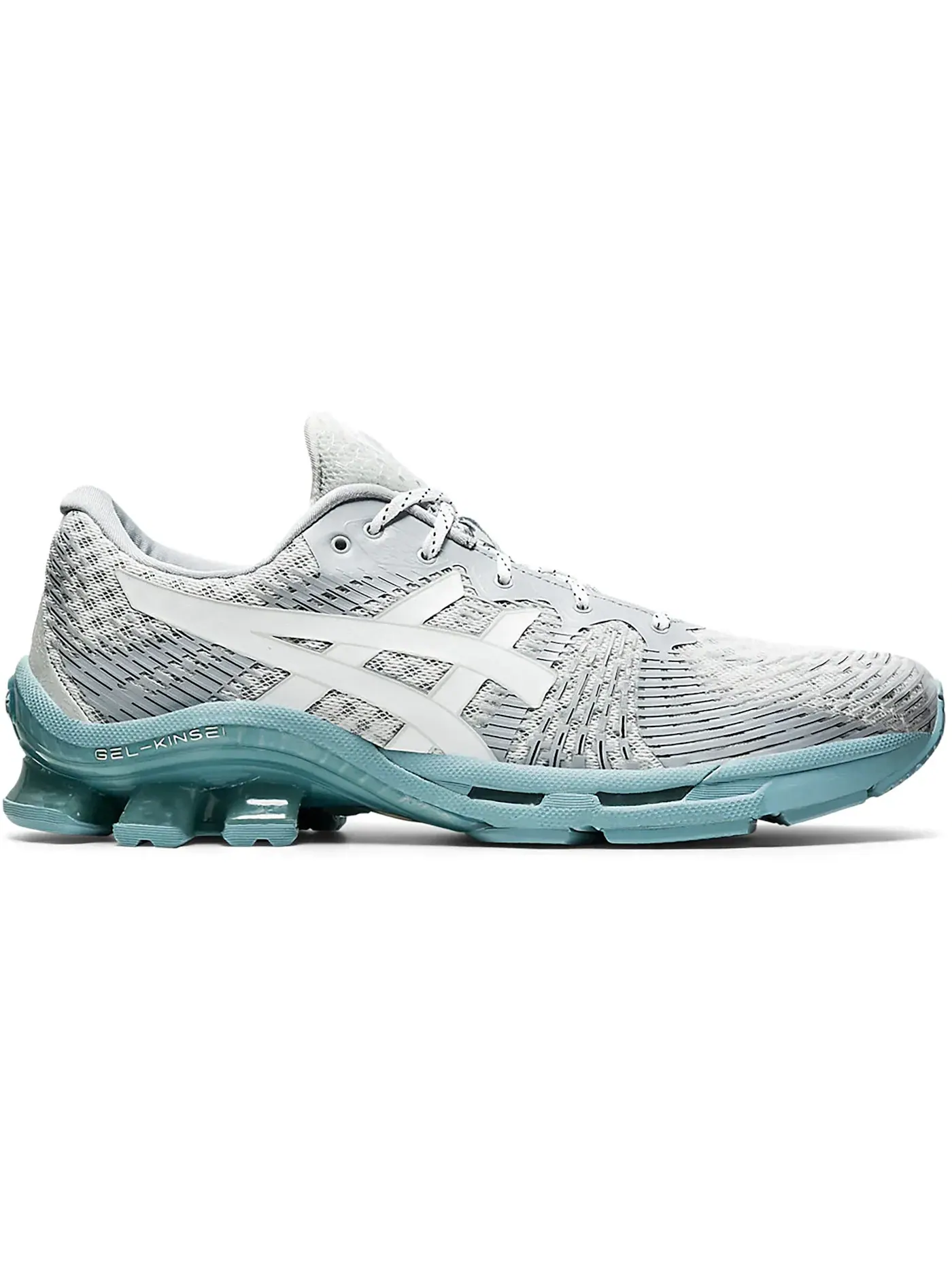 Мужские кроссовки для повседневной носки ASICS Gel-Kinsei — изображение 1 из 1, серый светлый