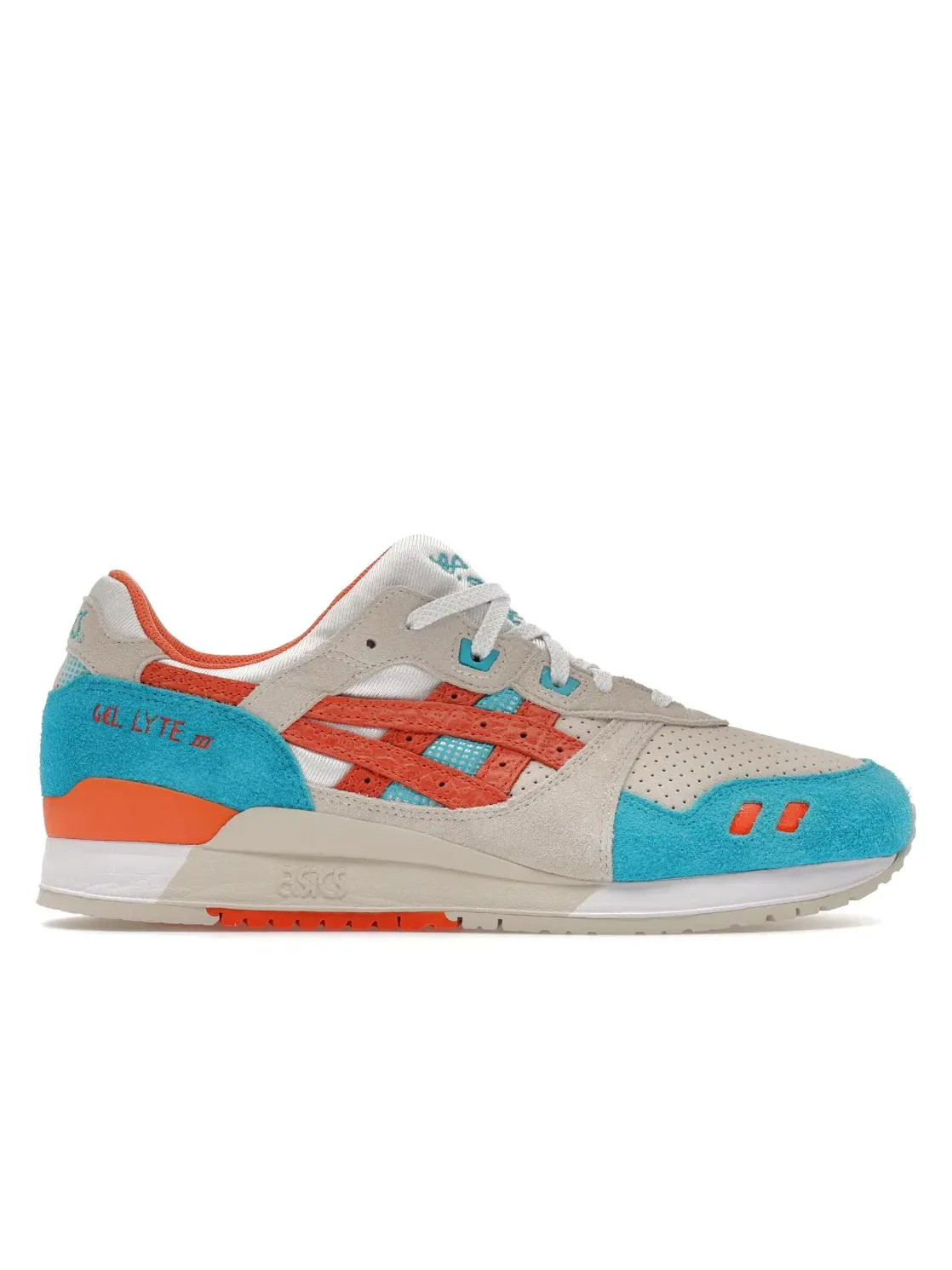 Мужские кроссовки с принтом ASICS Gel-Lyte III '07 Remastered — изображение 1 из 4, оранжевый/кремовый/синий