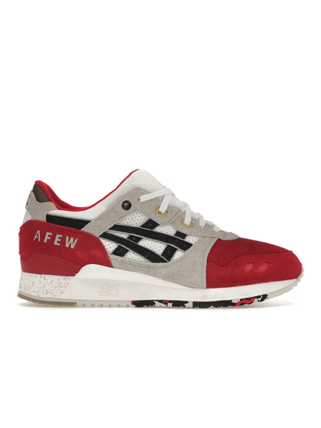 Мужские кроссовки с принтом ASICS Gel-Lyte III Afew Koi — изображение 1 из 4, красный/черный-белый