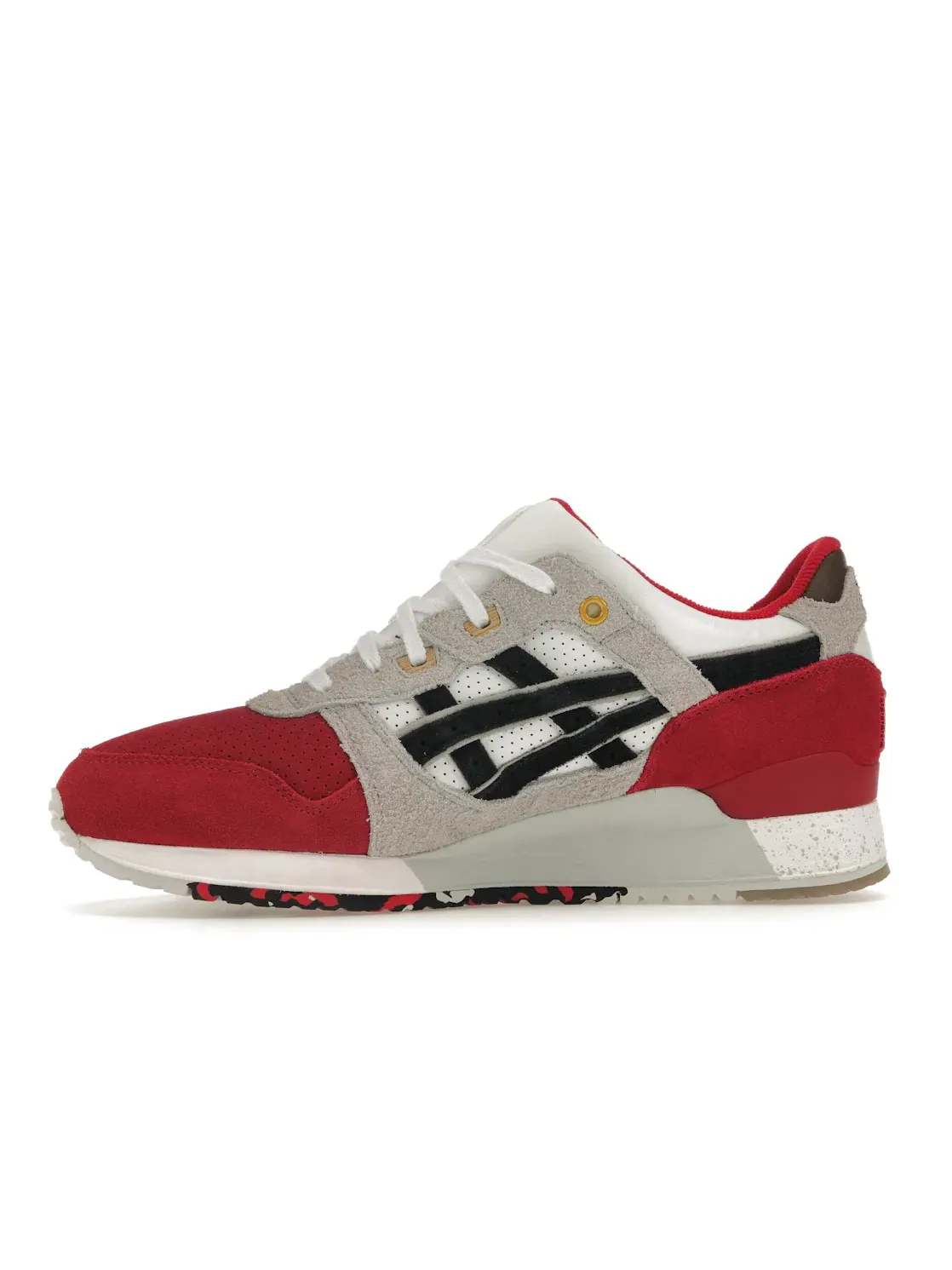 Мужские кроссовки с принтом ASICS Gel-Lyte III Afew Koi — изображение 3 из 4, красный/черный-белый