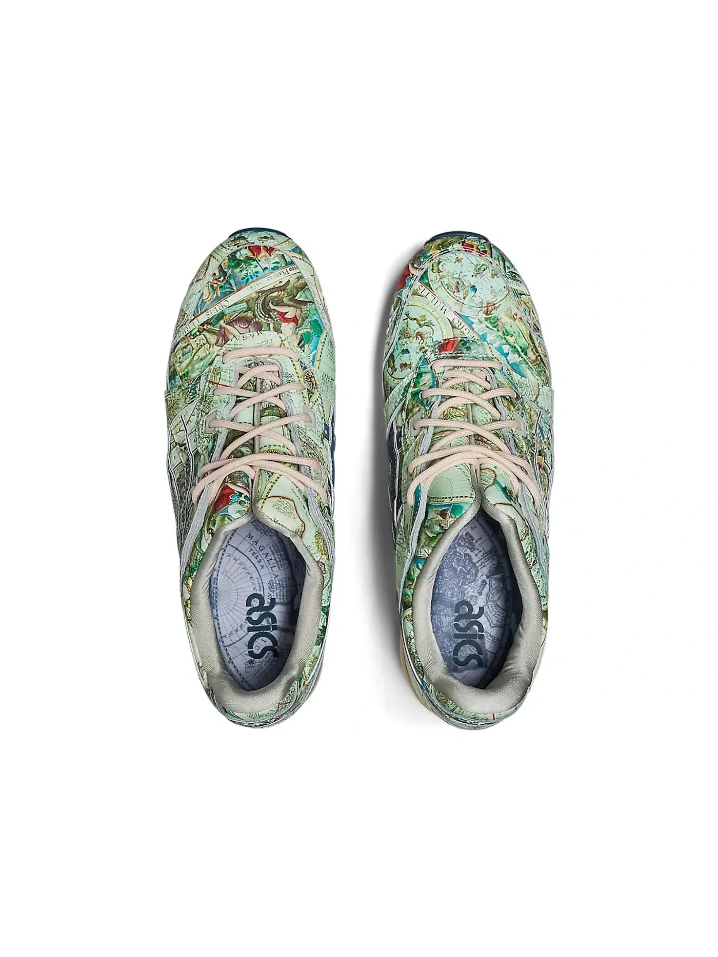 Мужские кроссовки Lifestyle ASICS Gel-Lyte III atmos Aged Map — изображение 2 из 2, зеленый/синий
