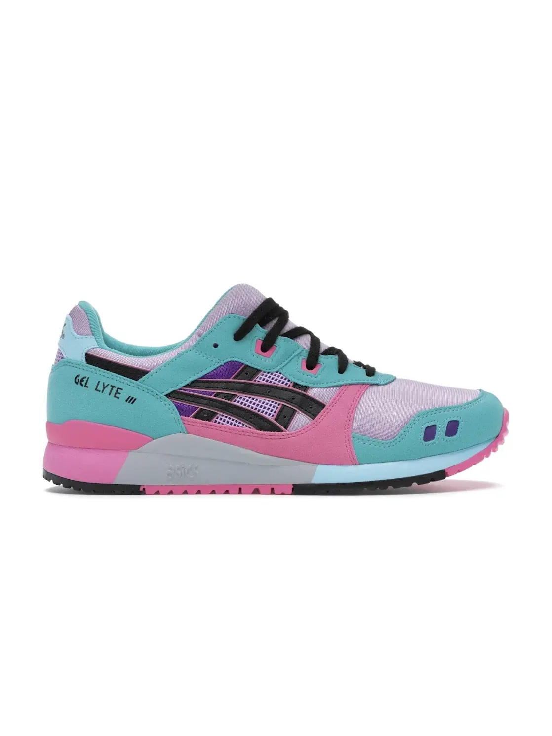 Мужские кроссовки Lifestyle с контрастным принтом ASICS Gel-Lyte III, Lilac Tech/Dragon Fruit — изображение 1 из 4