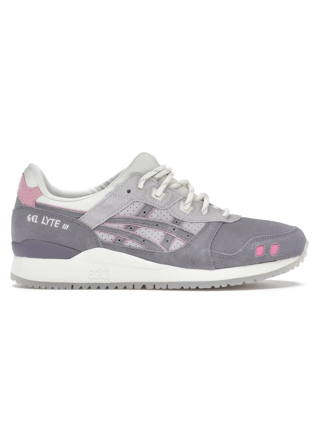 Мужские кроссовки из премиальной кожи и замши ASICS Gel-Lyte III End Pearl — изображение 1 из 4, серый/слоновая кость