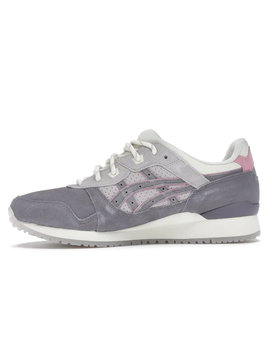 Мужские кроссовки из премиальной кожи и замши ASICS Gel-Lyte III End Pearl — изображение 3 из 4, серый/слоновая кость