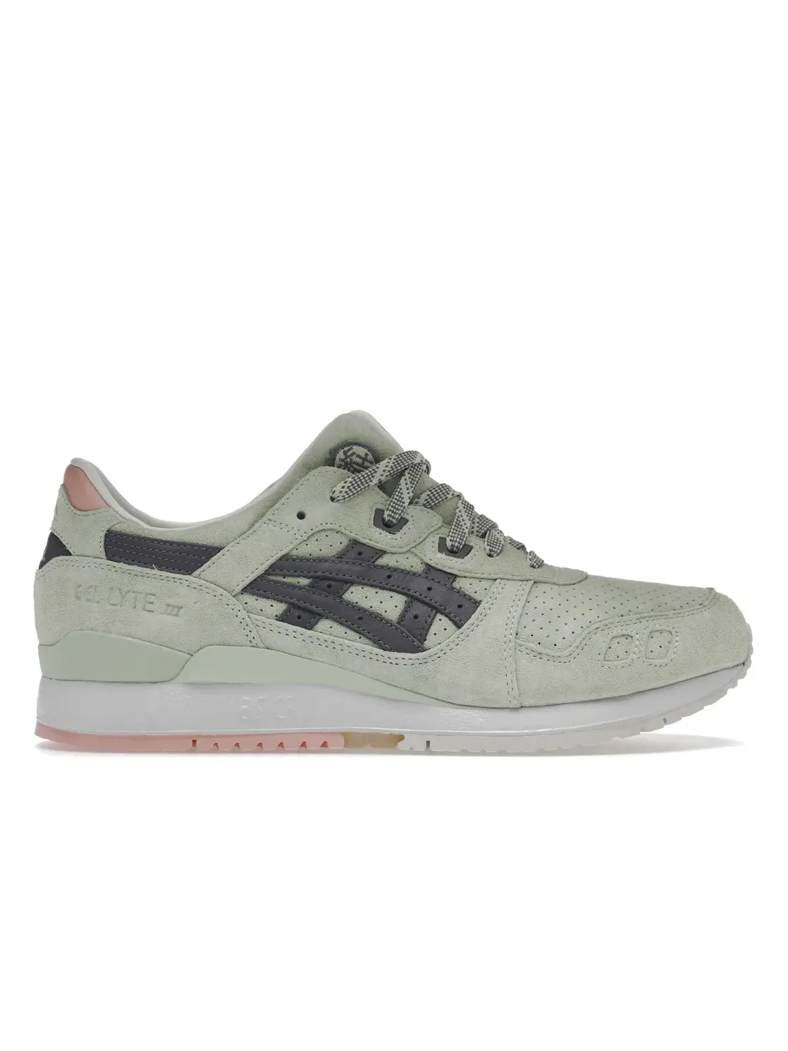 Мужские кроссовки Lifestyle с принтом ASICS Gel-Lyte III ASICS — изображение 1 из 4, зеленый/серый