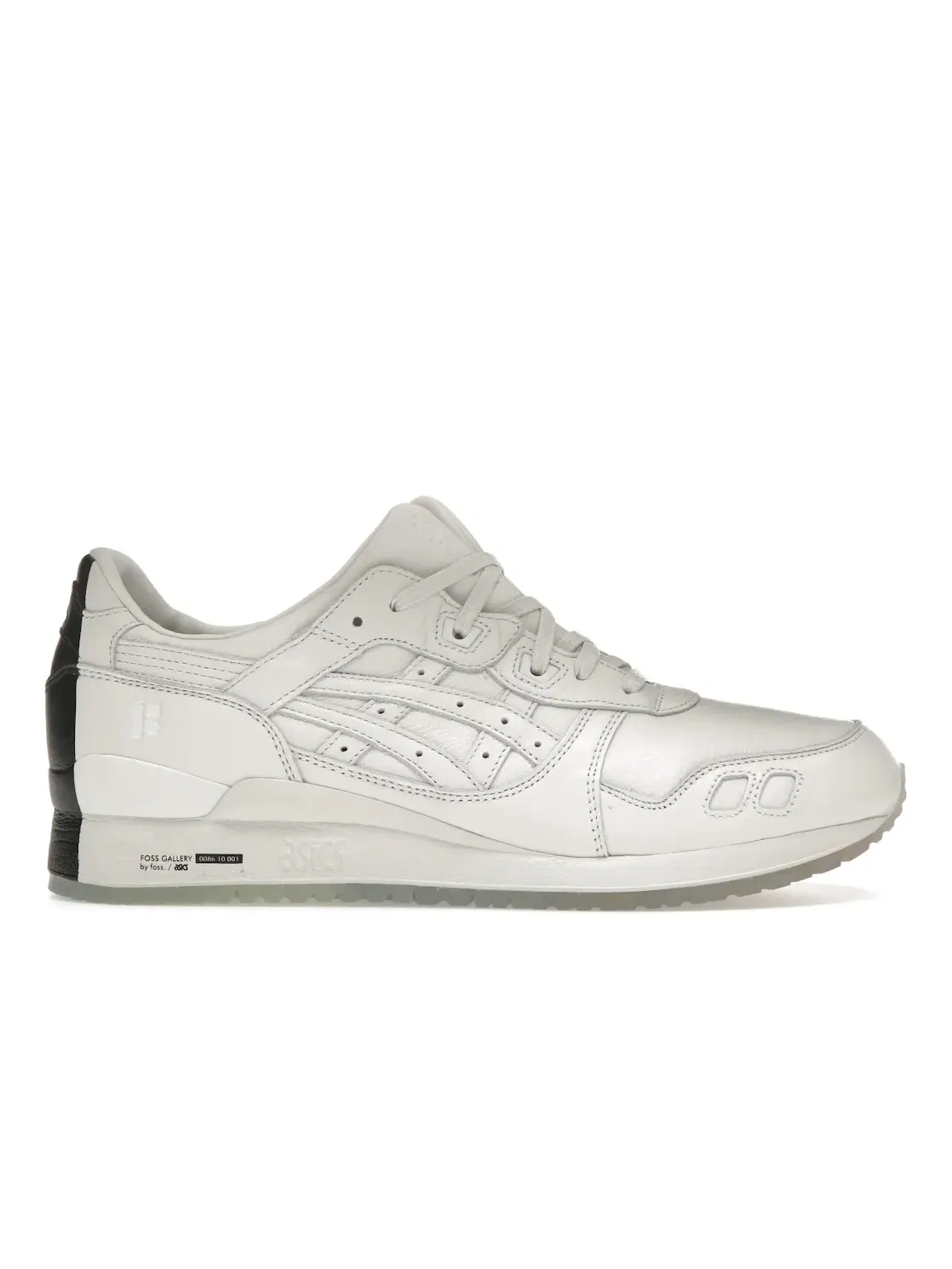 Мужские кроссовки с премиальной кожей ASICS Gel-Lyte III — изображение 1 из 4, белый/белый