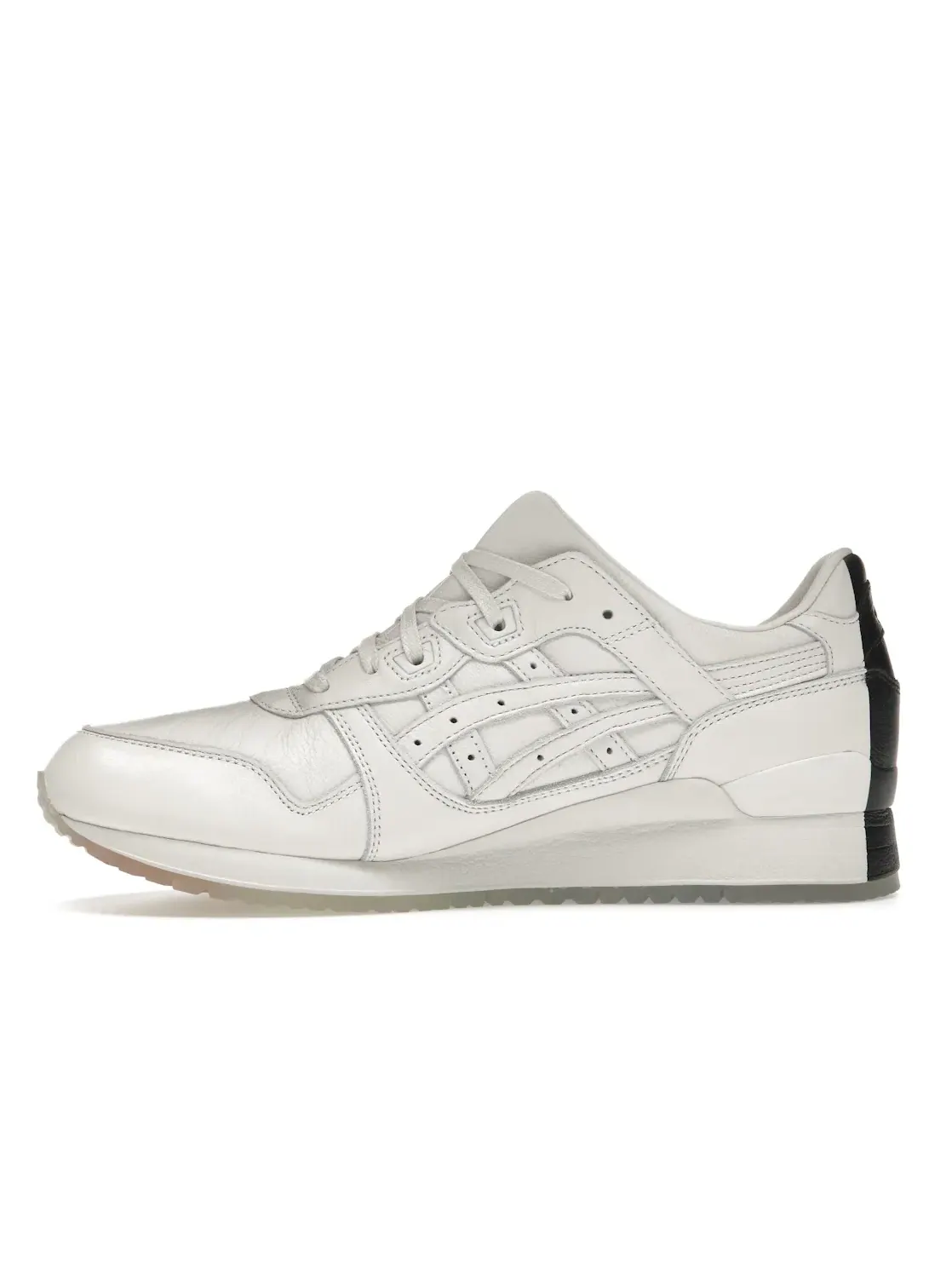 Мужские кроссовки с премиальной кожей ASICS Gel-Lyte III — изображение 3 из 4, белый/белый