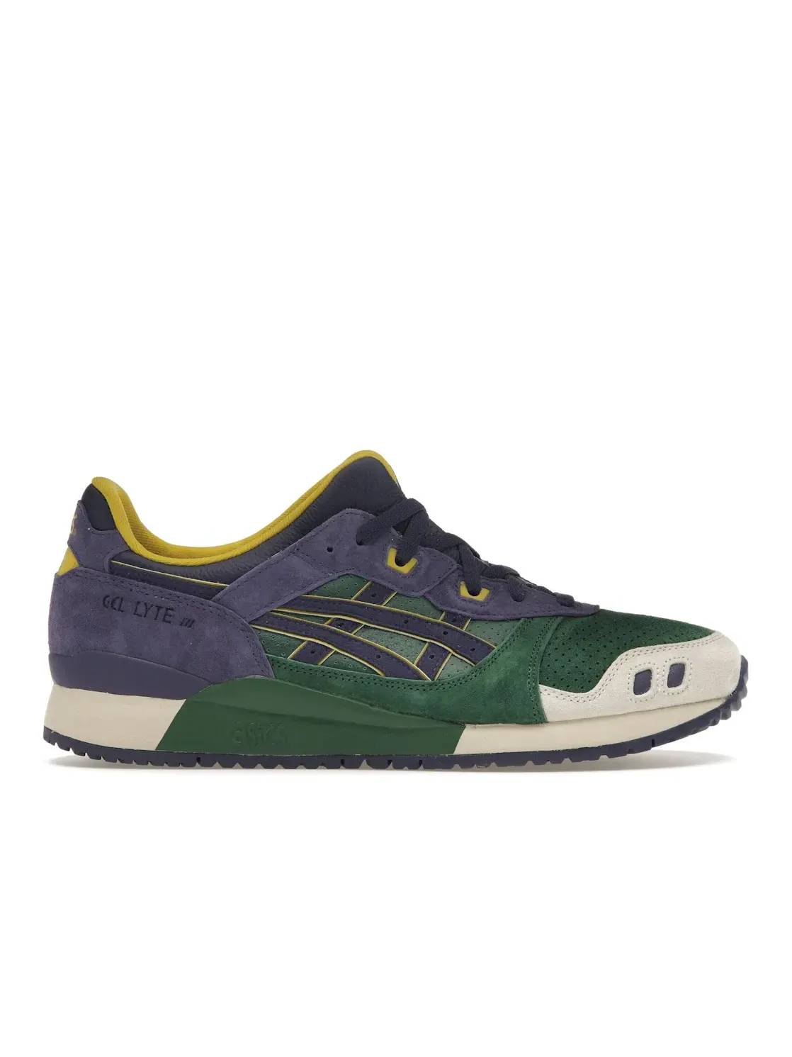 Мужские кроссовки Lifestyle ASICS Gel-Lyte III OG — изображение 1 из 4, зеленый/фиолетовый