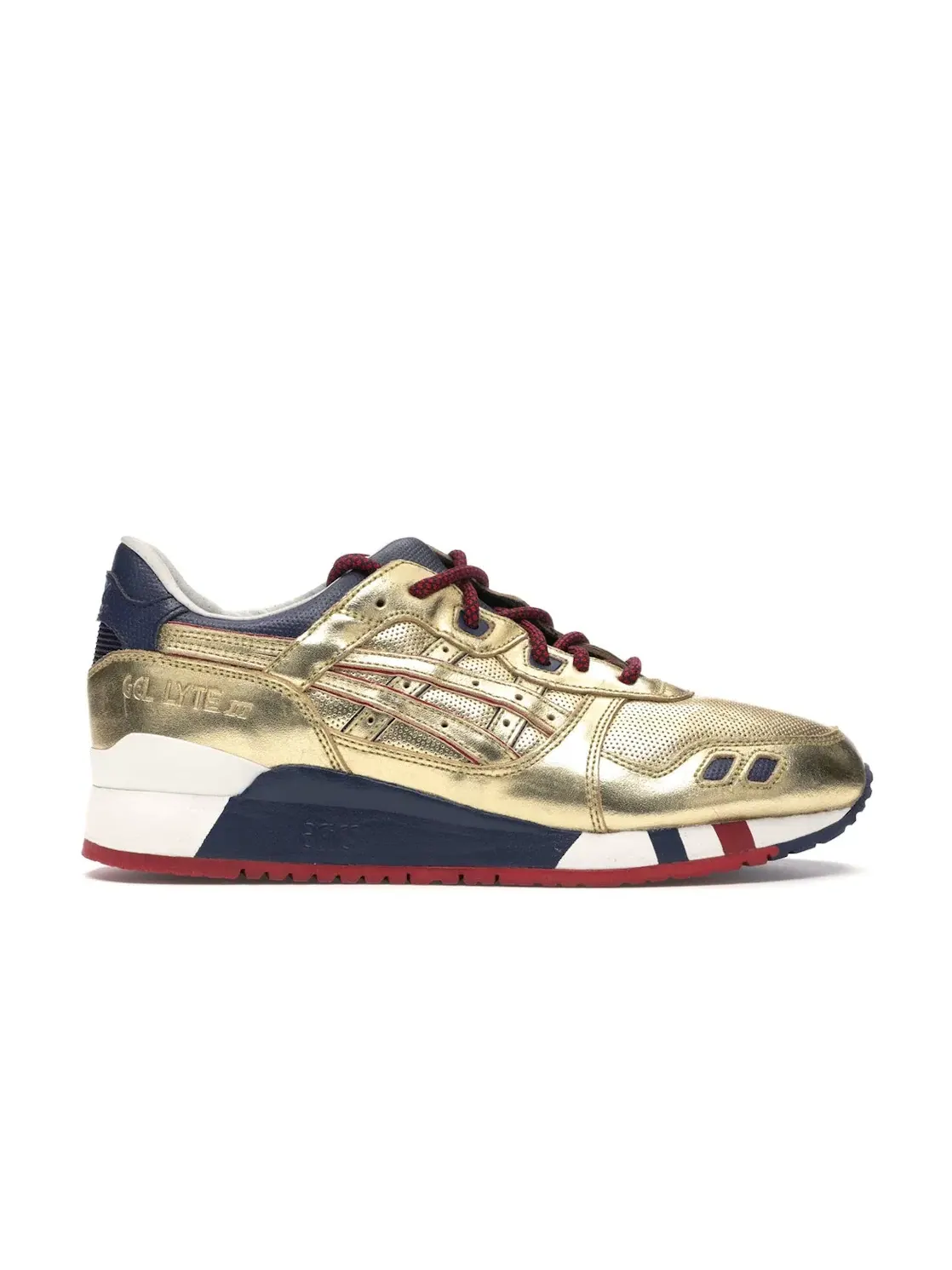 Мужские кроссовки с принтом Ronnie Fieg x ASICS Gel-Lyte III USA ASICS — изображение 1 из 4, золотистый/золотистый
