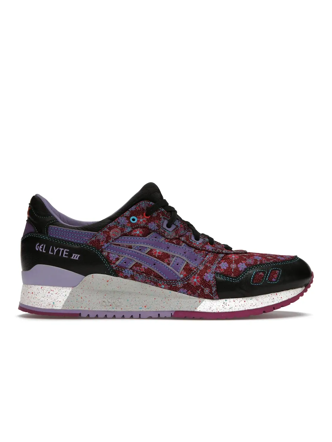 Мужские кроссовки с принтом ASICS Gel-Lyte III ASICS — изображение 1 из 4, мульти-фиолетовый