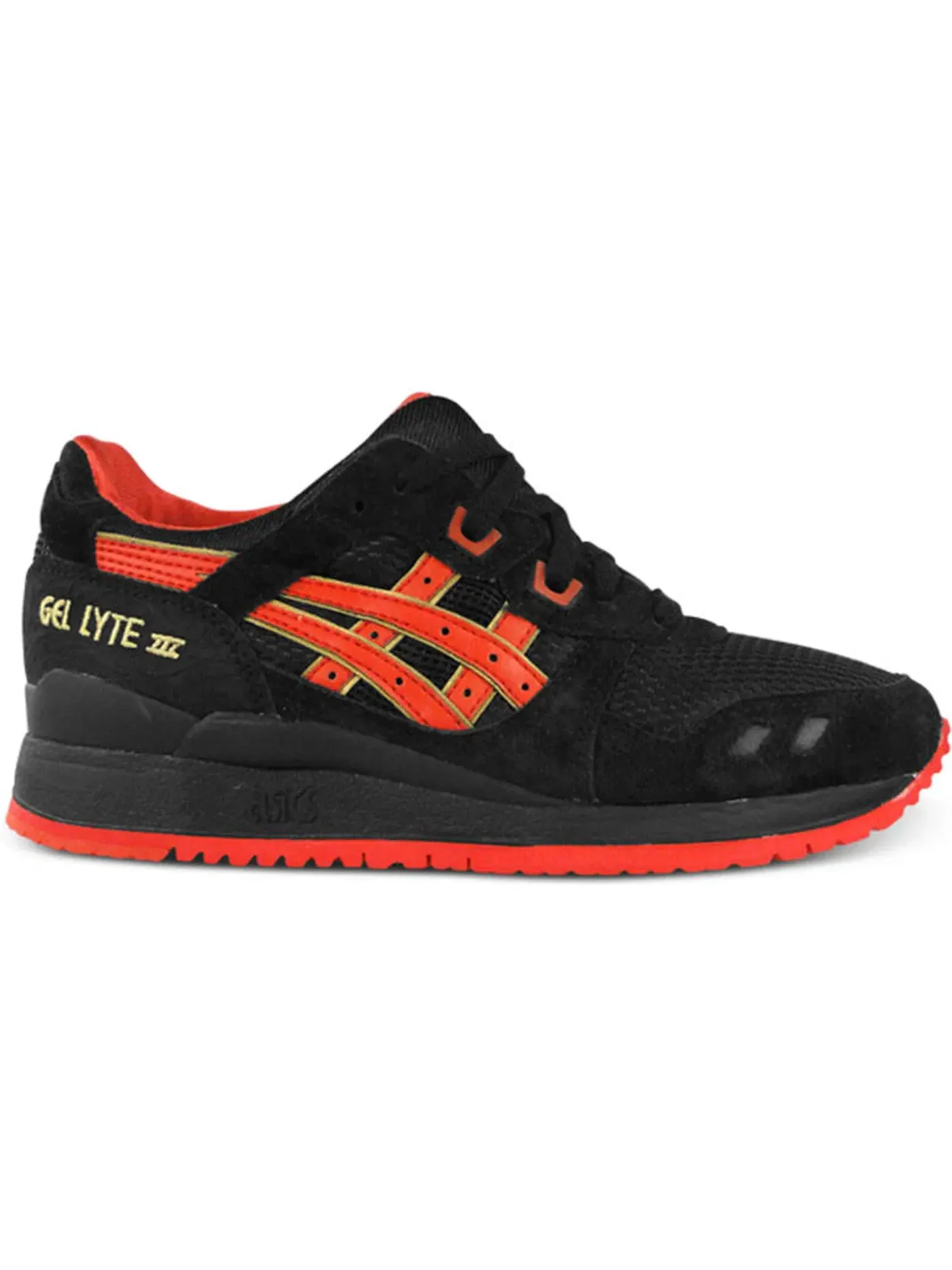 Женские кроссовки Lifestyle Gel-Lyte III ASICS — изображение 1 из 1, черный/черный