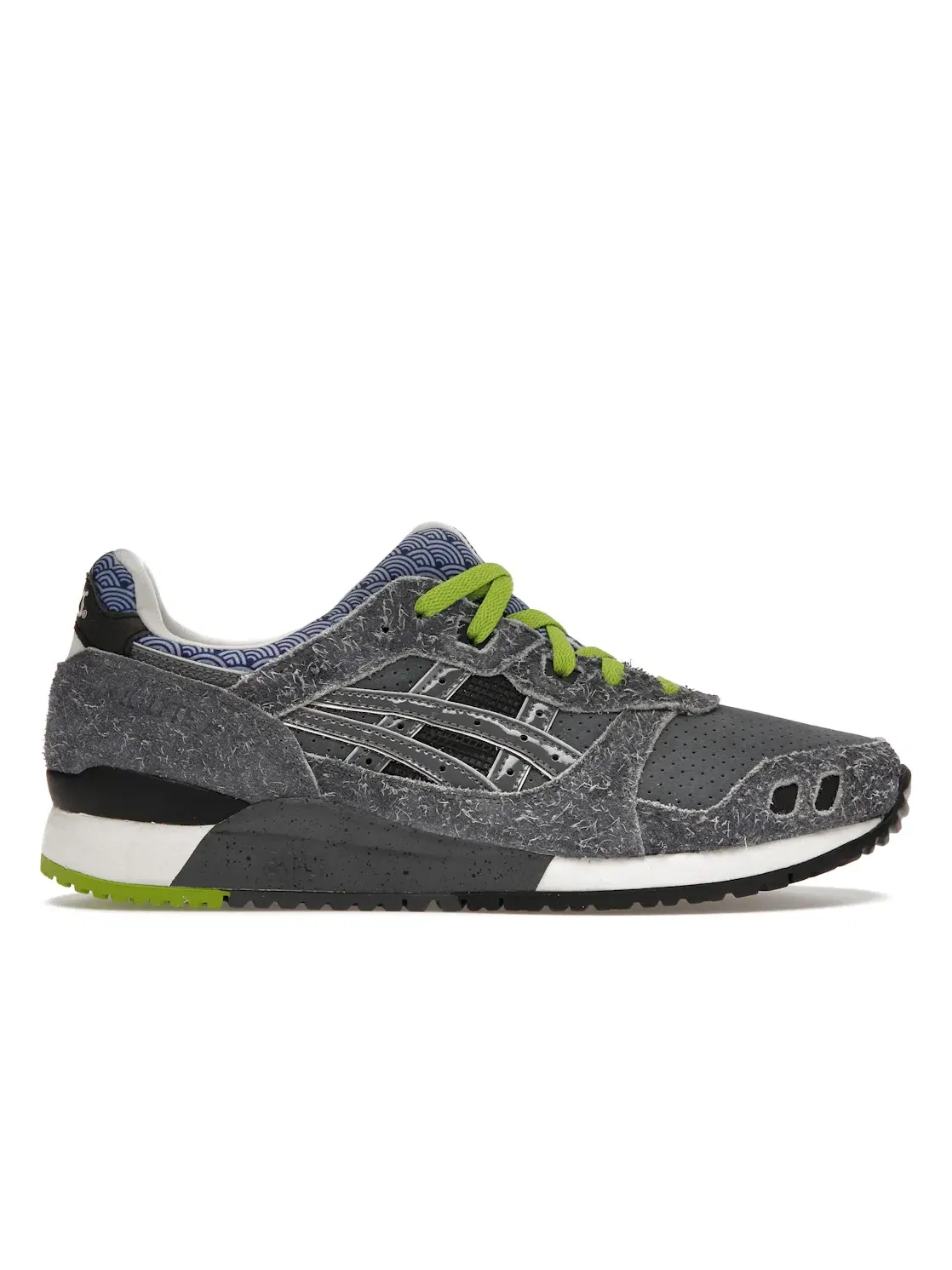 Мужские кроссовки с разделенным язычком ASICS Gel-Lyte III Nice Kicks Castlerock — изображение 1 из 4, темно-синий
