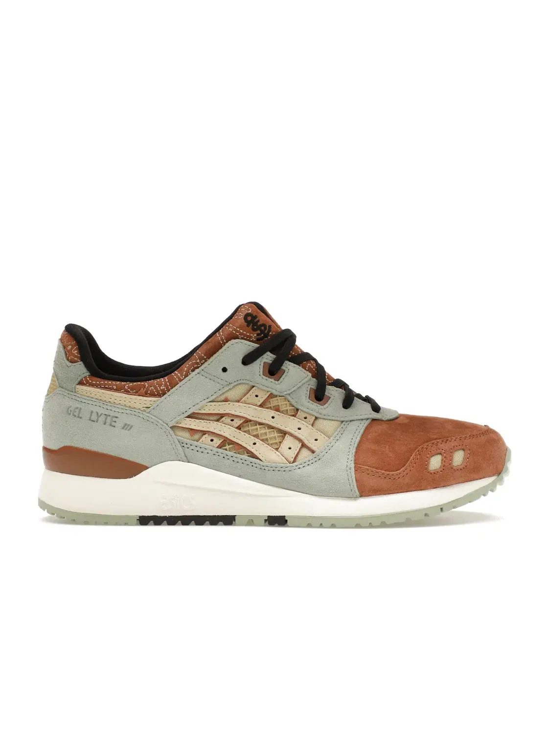 Мужские кроссовки с гелевой амортизацией ASICS Gel-Lyte III OG — изображение 1 из 4, коричневый зеленый