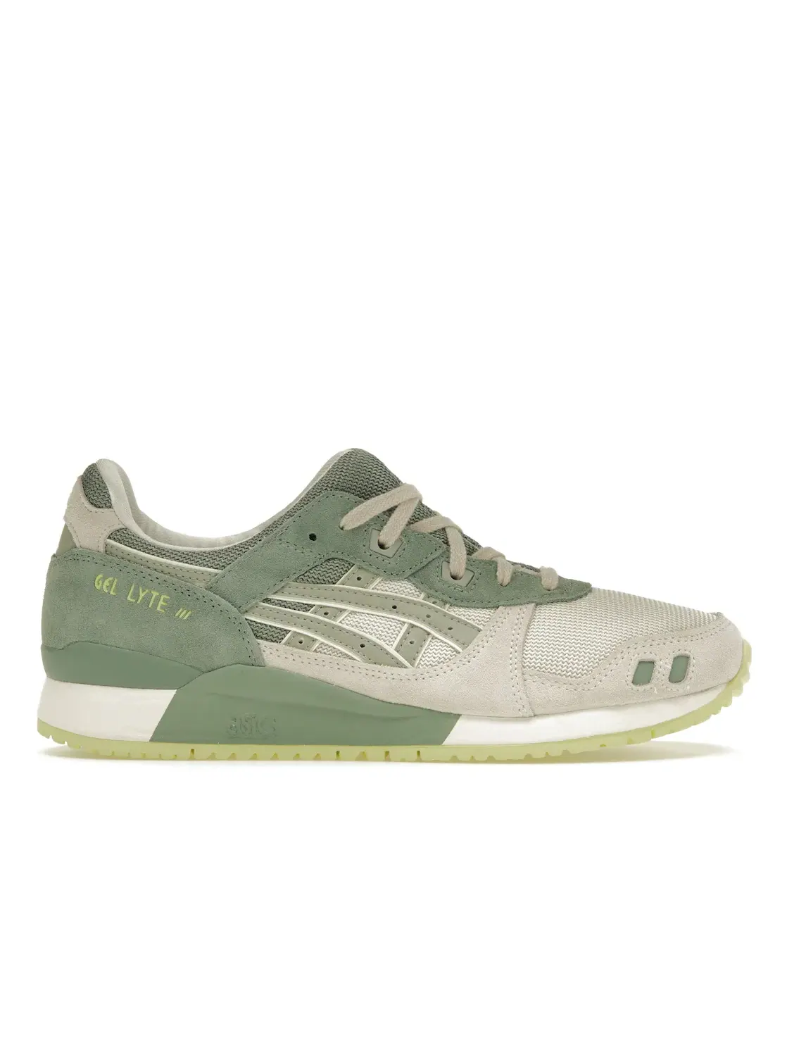 Мужские кроссовки для повседневной носки ASICS Gel-Lyte III OG — изображение 1 из 4, кремовый/оливковый серый