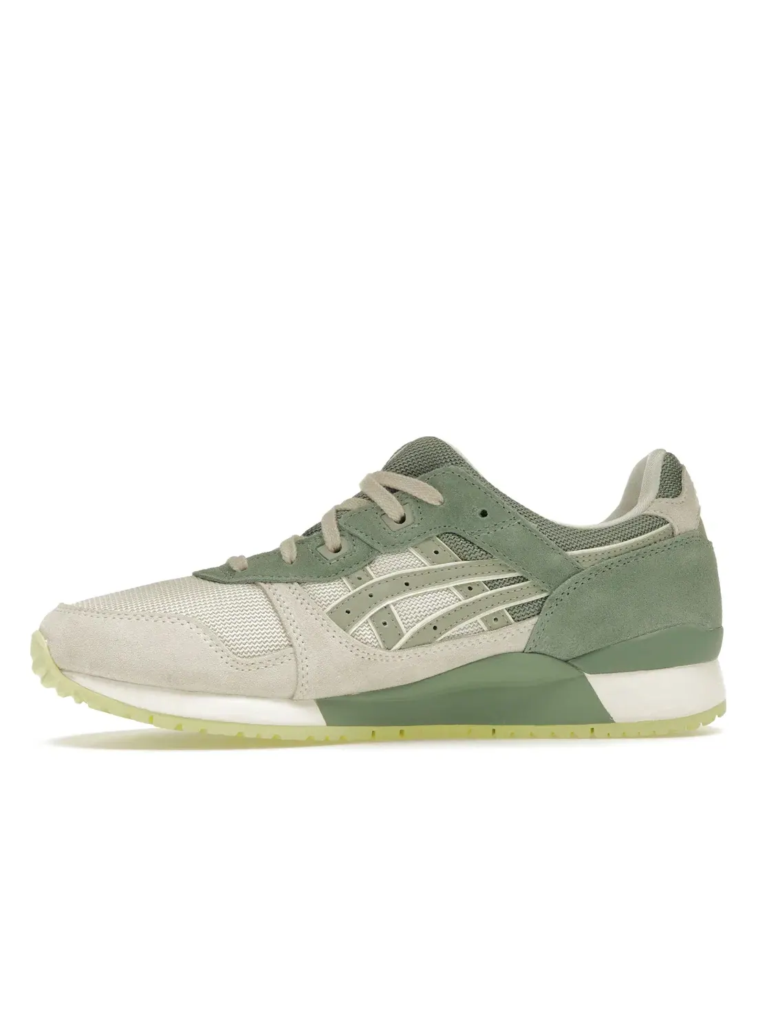 Мужские кроссовки для повседневной носки ASICS Gel-Lyte III OG — изображение 3 из 4, кремовый/оливковый серый