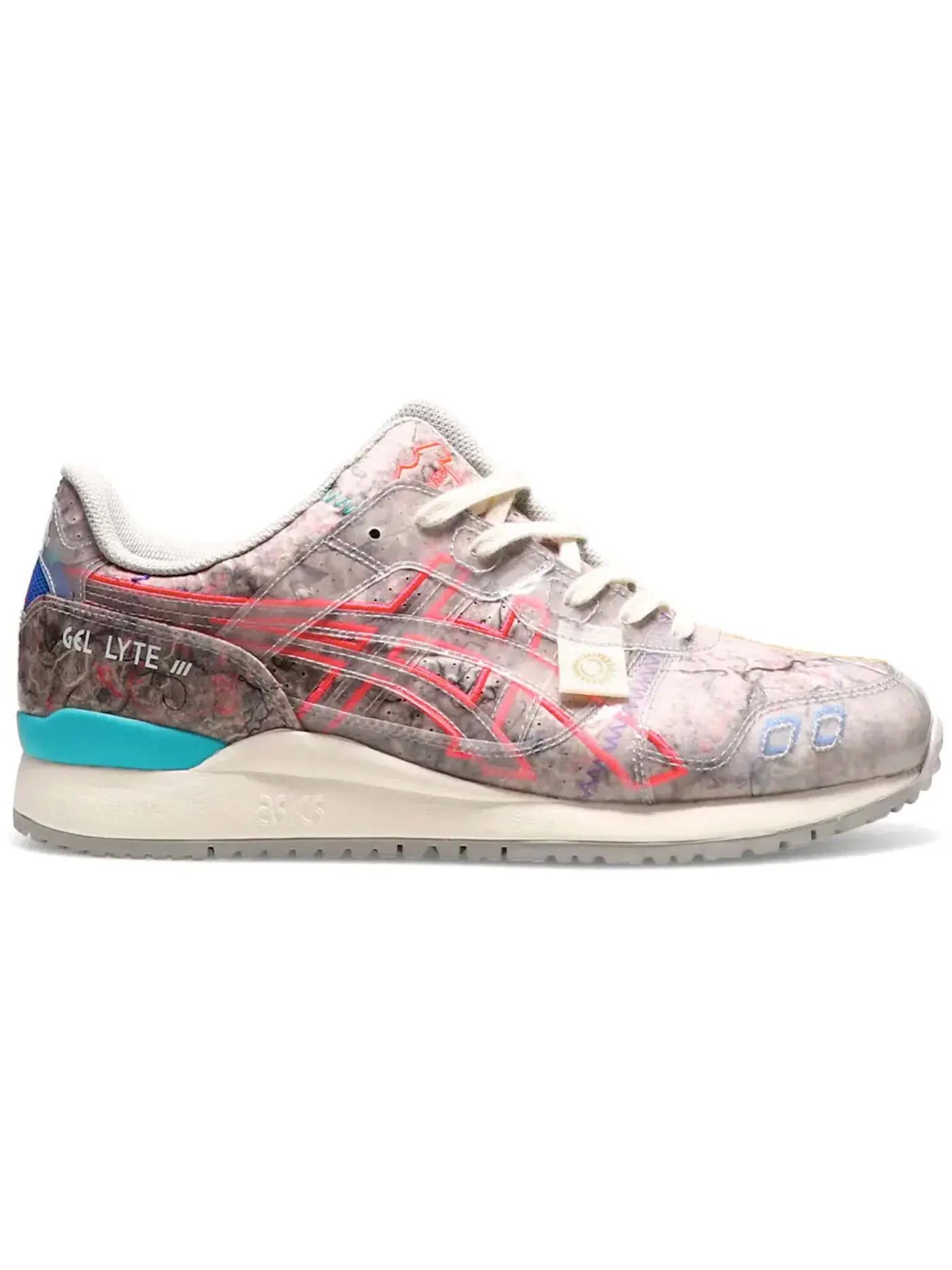 Мужские кроссовки Lifestyle ASICS Gel-Lyte III OG — изображение 1 из 1, серый/розовый