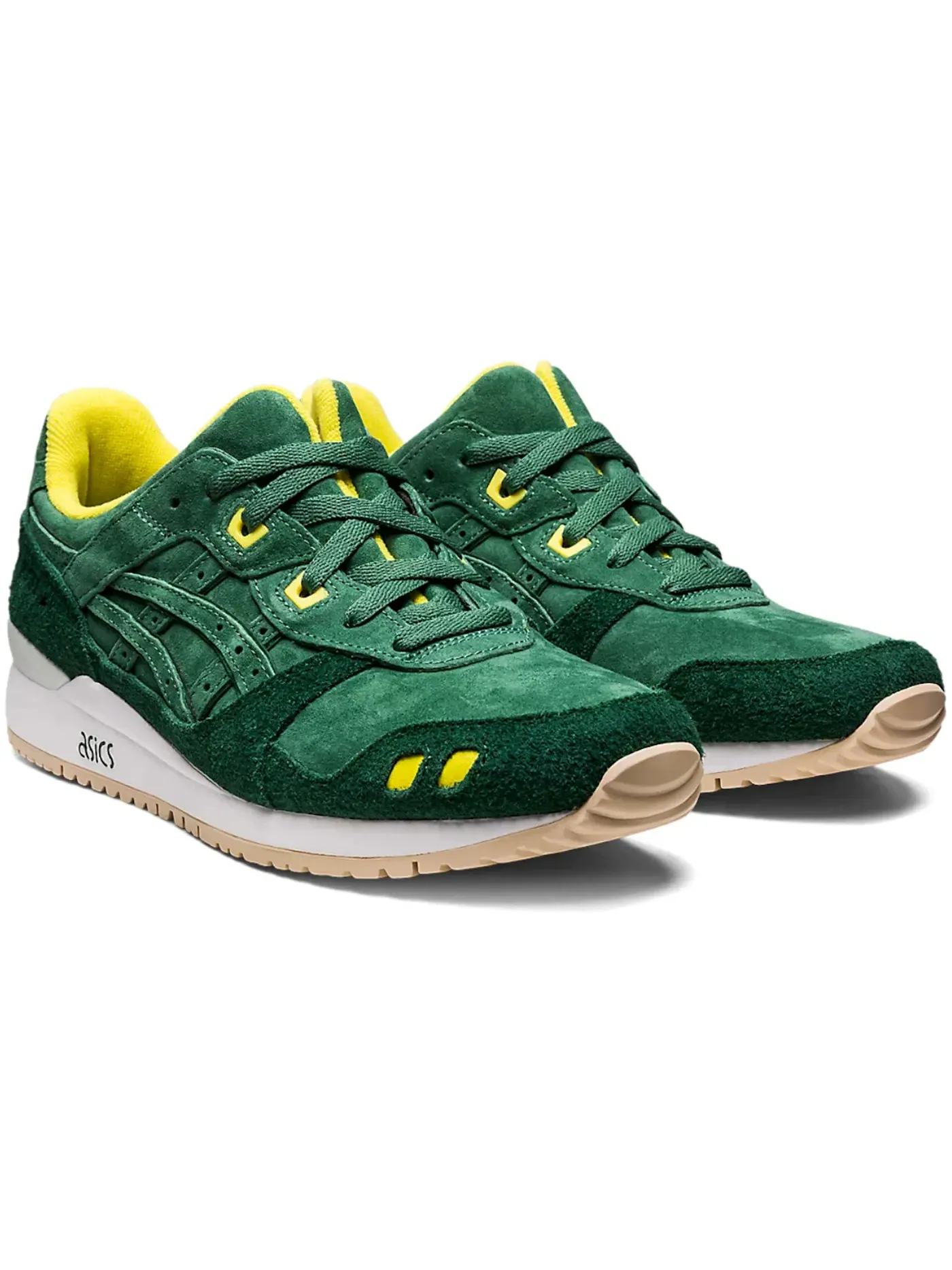 Мужские кроссовки Lifestyle ASICS Gel-Lyte III OG — изображение 2 из 4, зеленый/желтый