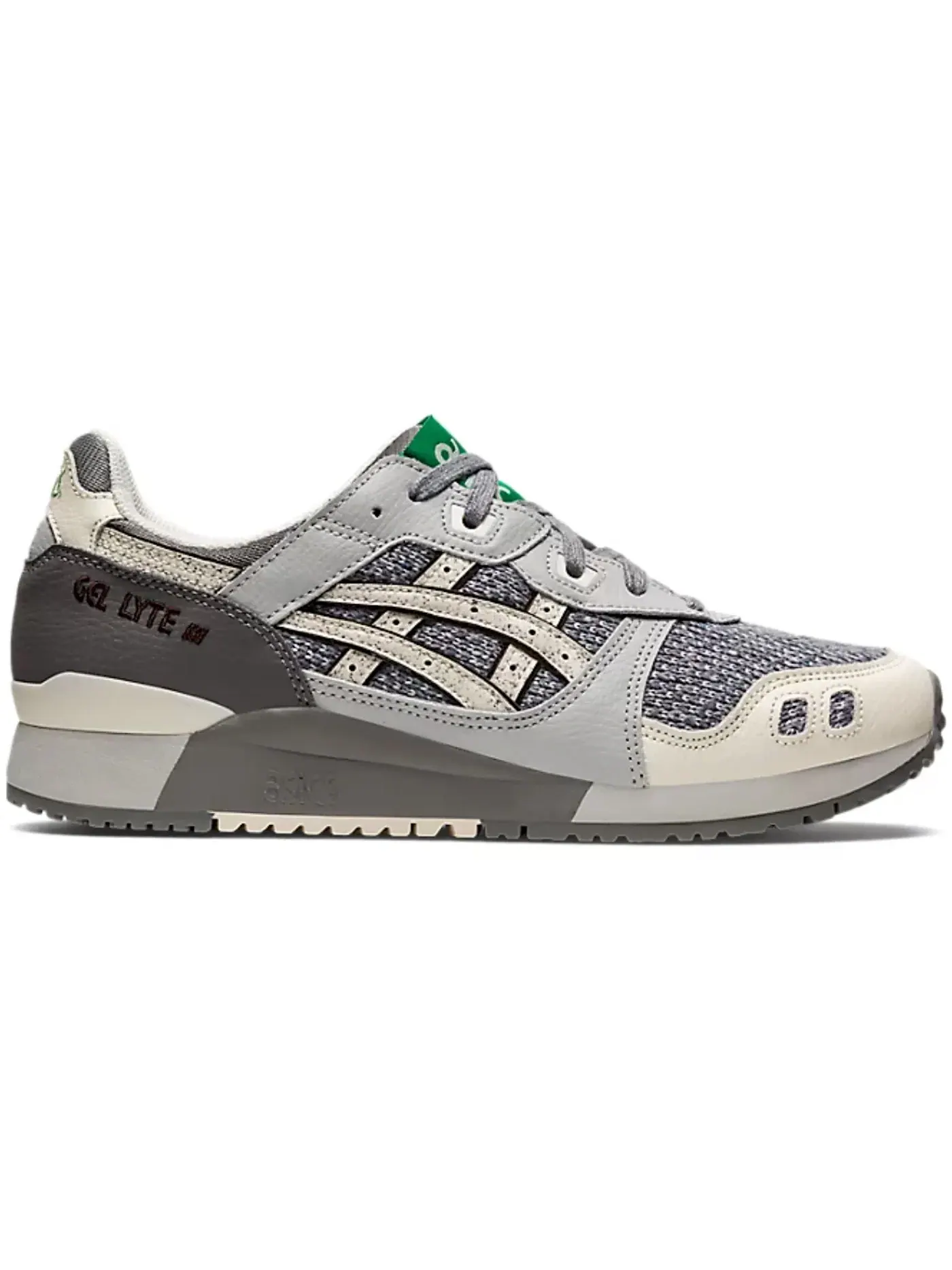 Мужские кроссовки Lifestyle ASICS Gel-Lyte III OG — изображение 1 из 1, серый/кремовый/зеленый