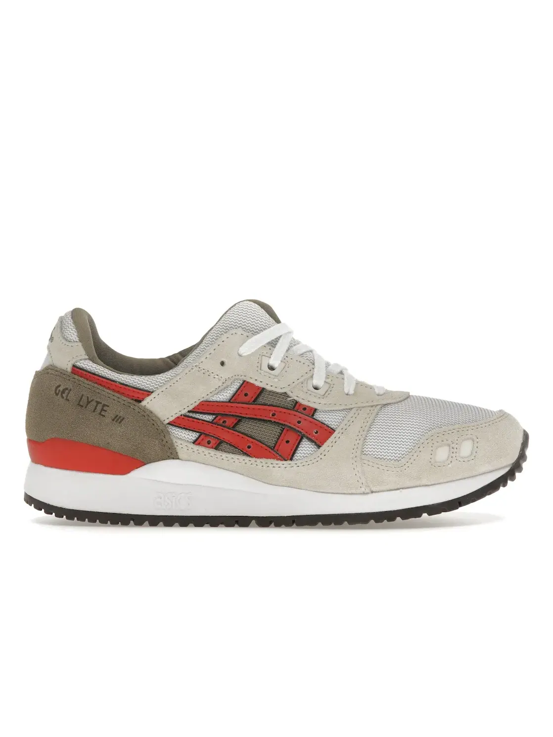 Кроссовки для повседневной носки ASICS Gel-Lyte III OG — изображение 1 из 4, серый/красный