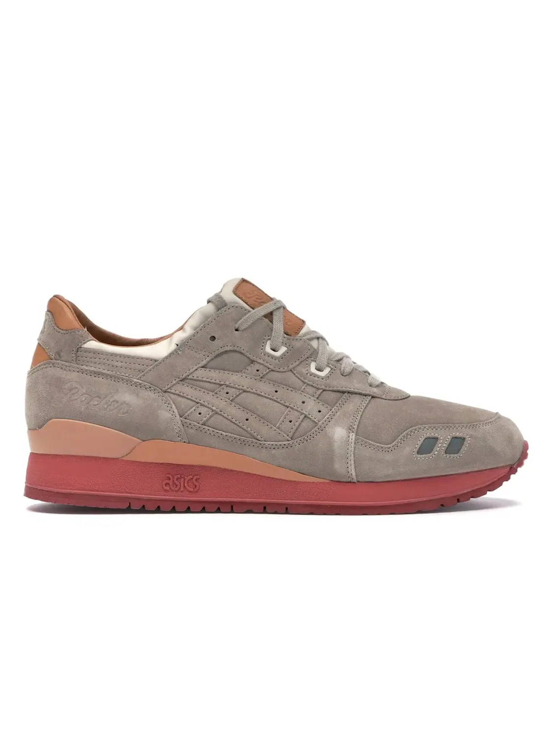 Мужские кроссовки замшевые ASICS Gel-Lyte III Packer Shoes Dirty Buck, Taupe/Taupe — изображение 1 из 4