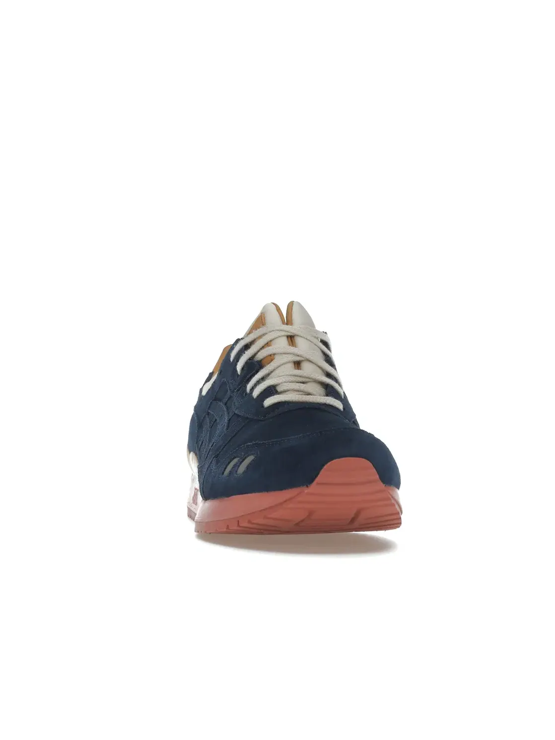 Мужские кроссовки с замшевым верхом ASICS Gel-Lyte III Navy — изображение 2 из 4, темно-синий/белый