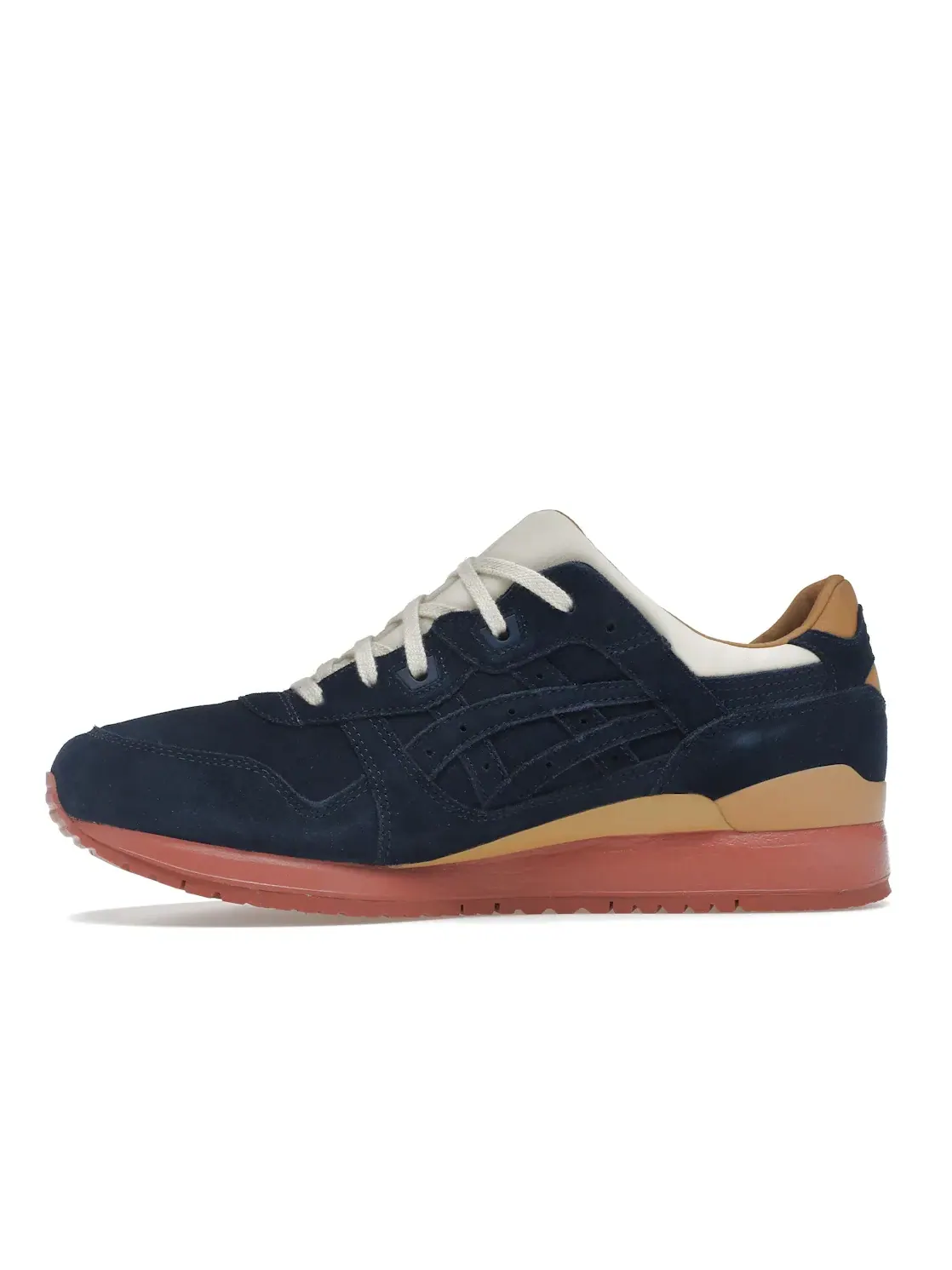 Мужские кроссовки с замшевым верхом ASICS Gel-Lyte III Navy — изображение 3 из 4, темно-синий/белый
