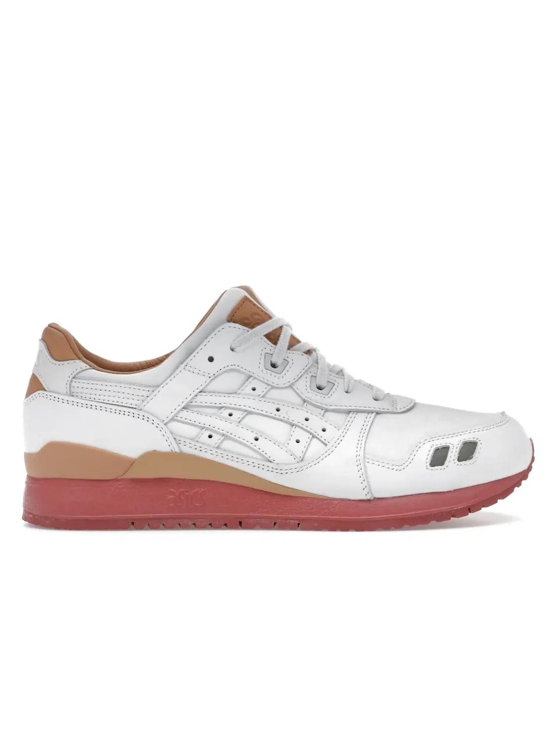 Мужские кроссовки с замшевым верхом ASICS Gel-Lyte III Packer Shoes x J. Crew White Buck — изображение 1 из 4, белый/белый