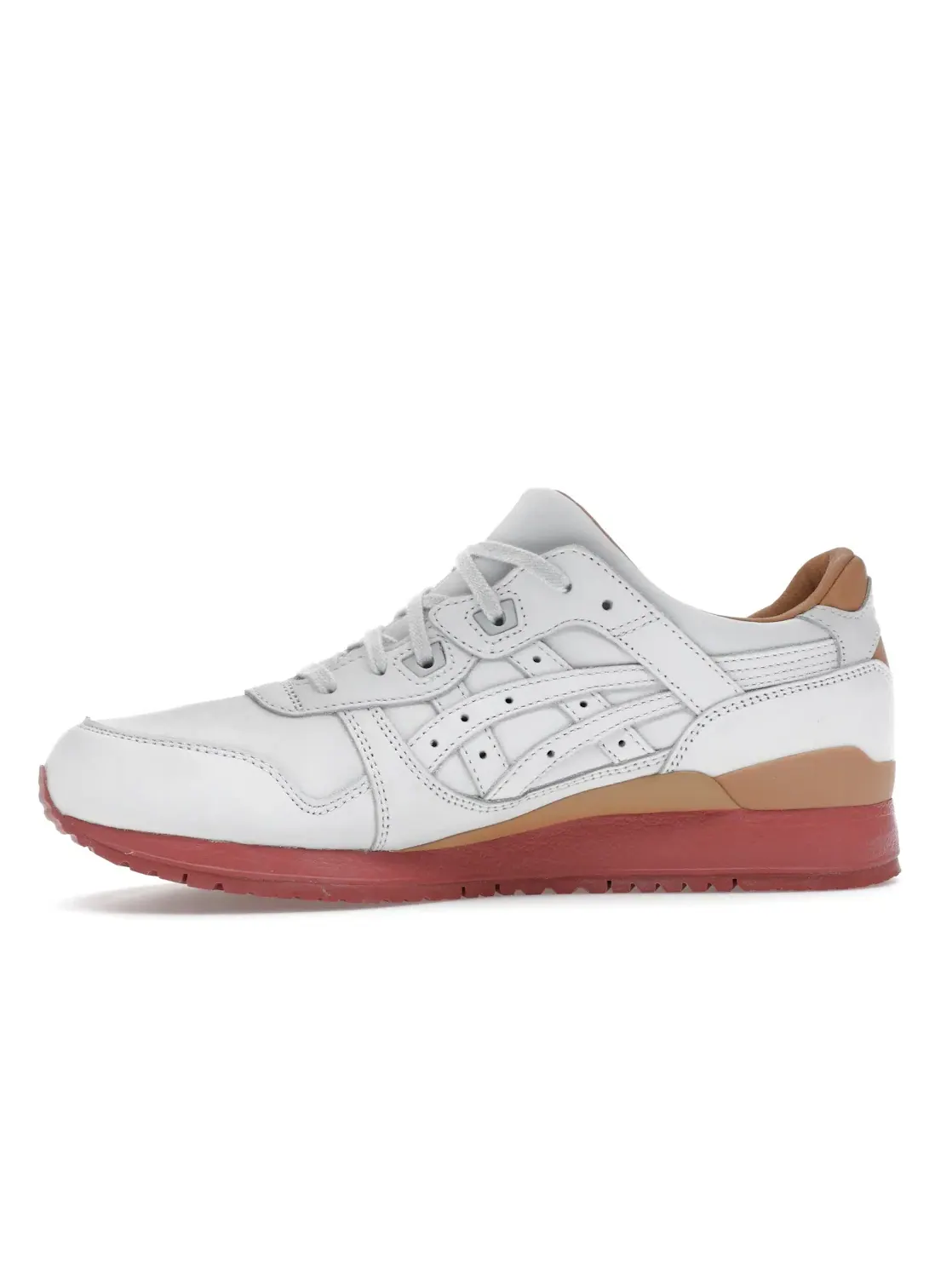 Мужские кроссовки с замшевым верхом ASICS Gel-Lyte III Packer Shoes x J. Crew White Buck — изображение 3 из 4, белый/белый