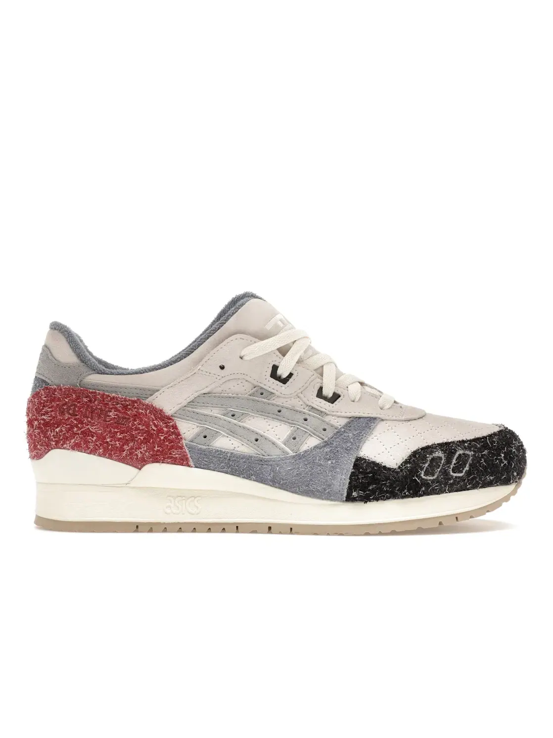 Мужские кроссовки lifestyle с принтом ASICS Gel-Lyte III Remastered — изображение 1 из 4, белый/черный//красный