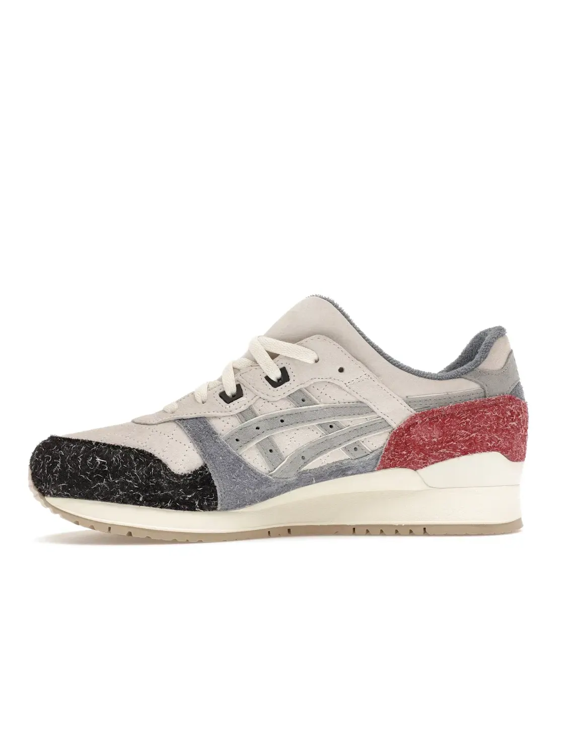 Мужские кроссовки lifestyle с принтом ASICS Gel-Lyte III Remastered — изображение 3 из 4, белый/черный//красный