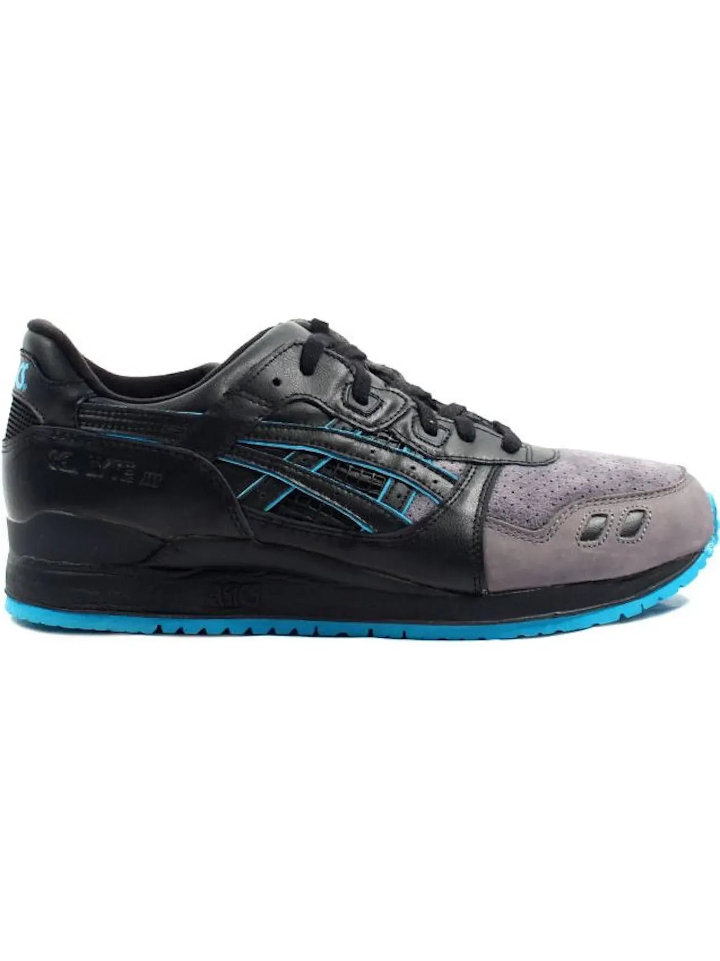 Мужские кроссовки Lifestyle Ronnie Fieg x ASICS Gel-Lyte III Leatherback ASICS — изображение 1 из 1, черный/серый