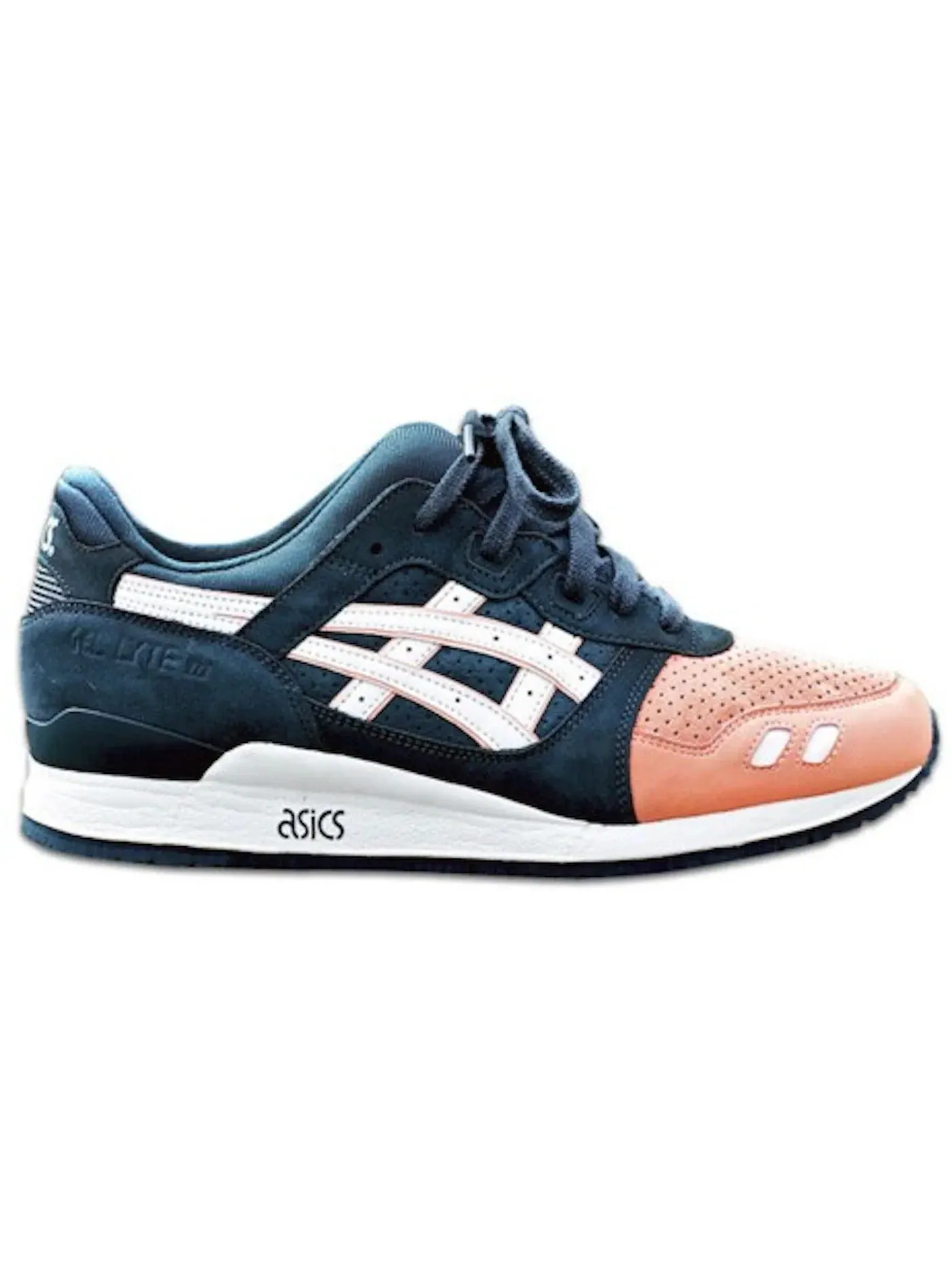 Мужские кроссовки Lifestyle с розовым носком ASICS Gel-Lyte III ASICS — изображение 1 из 1, синий