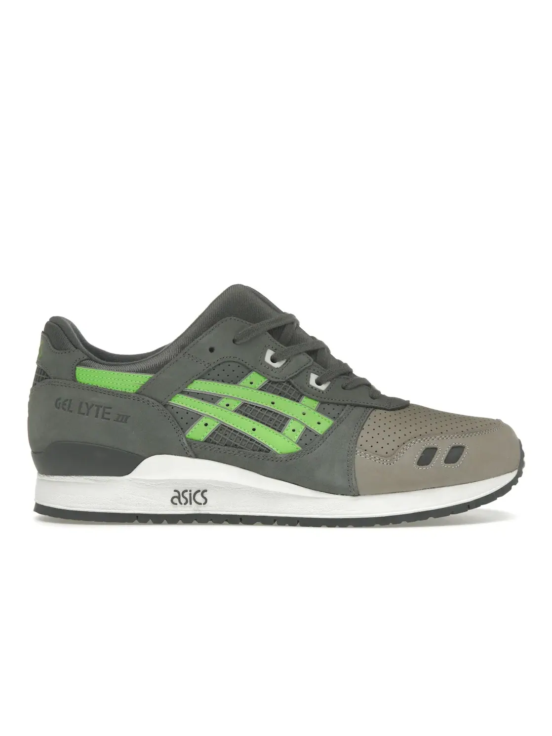 Мужские кроссовки Lifestyle ASICS Gel-Lyte III — изображение 1 из 4, серый/зеленый