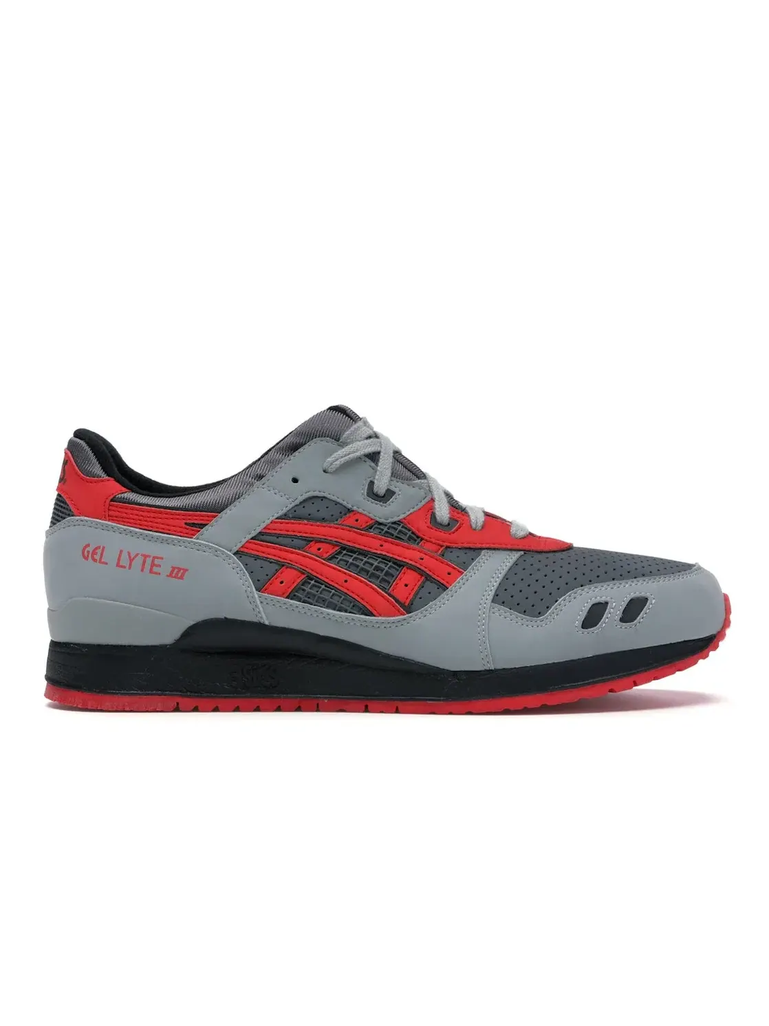Мужские кроссовки Lifestyle ASICS Gel-Lyte III — изображение 1 из 4, серый/красный
